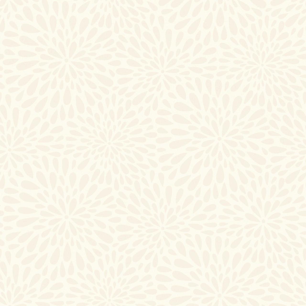 1280x1280 2535 20664 Calendula Modern Floral Wallpaper Beige Neutral Colors With Blooming Chrysanthemum Bouquet Botanical Modern Style Non Woven Unpasted Wall Covering By Brewster Savvy Decorator