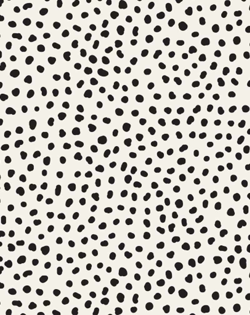 800x1008 SHOP Gigi' Dots Spot Wallpaper in Black & Beige Peel & Stick Wallpaper