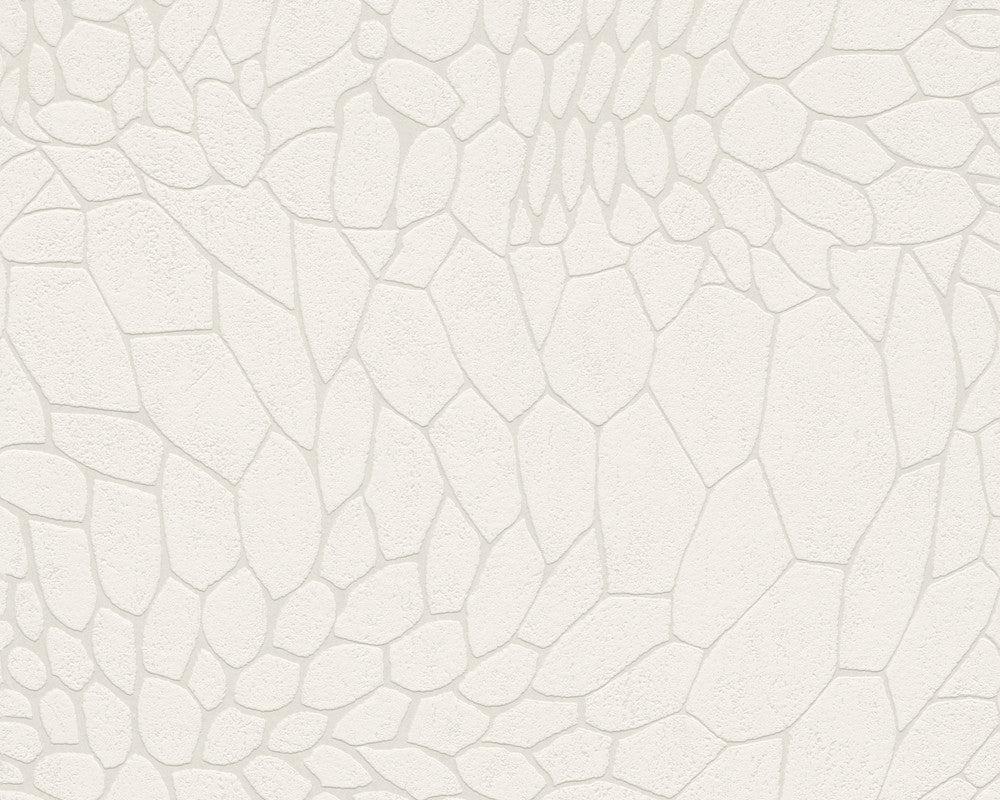 1000x800 Modern Stone Wallpaper in Ivory and Beige design