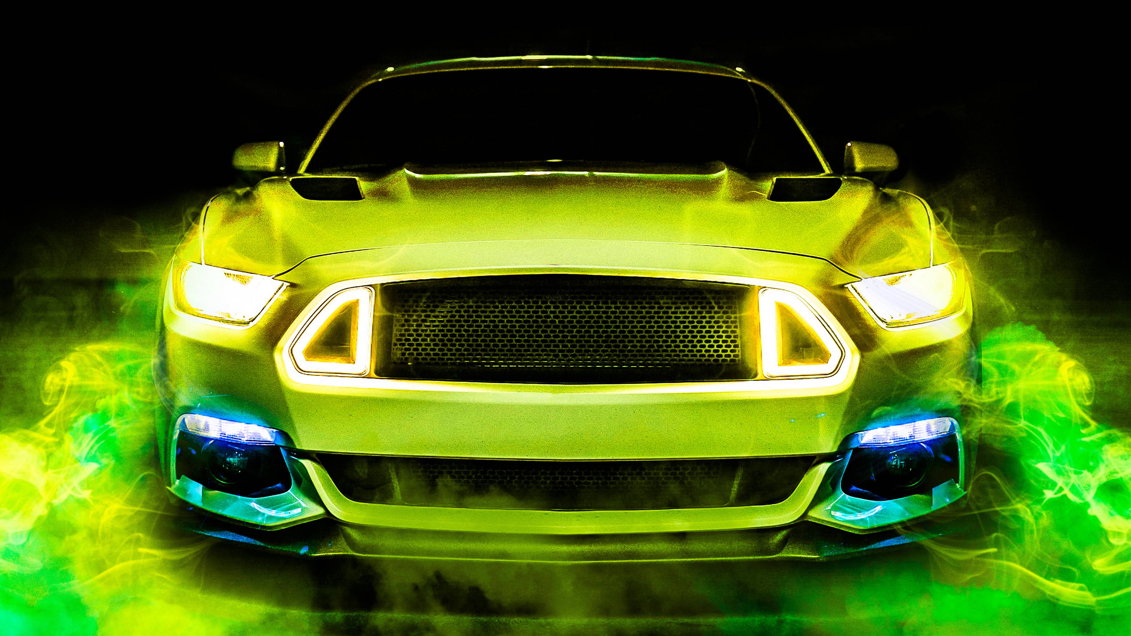 3840x2160 Green Ford Mustang 4k, HD Cars, 4k Wallpaper, Image, Background, Photo and Picture