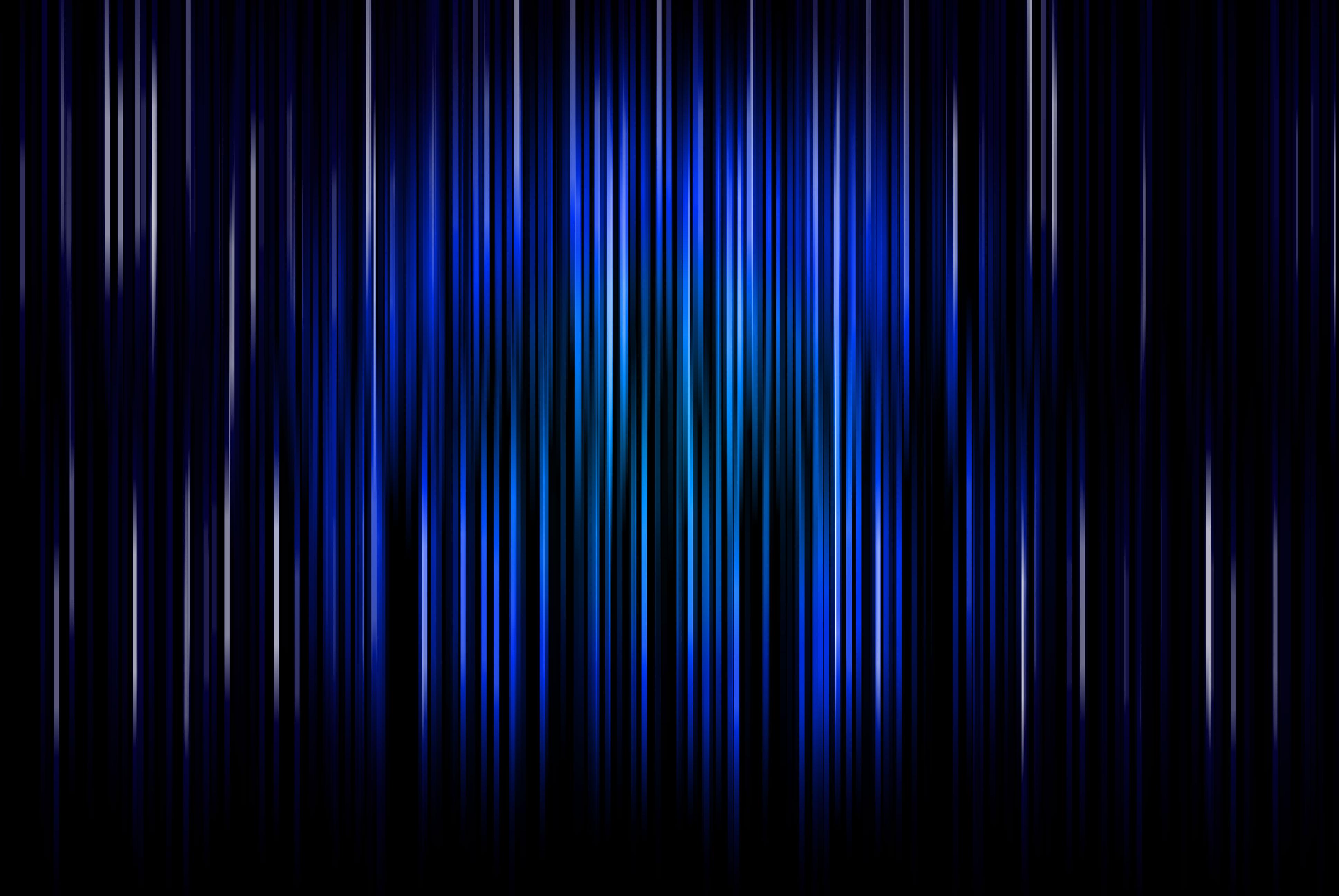 3872x2592 4K, Blue, Vertical, Black, Dark background, Stripes Gallery HD Wallpaper
