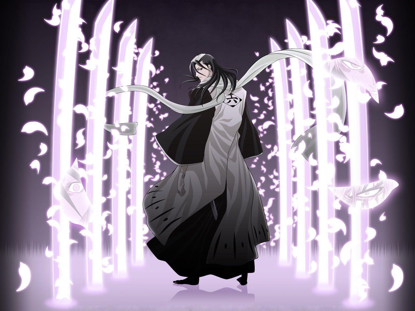 Download Byakuya Kuchiki Captain of the 6th Division in the Gotei 13  Wallpaper  Wallpaperscom