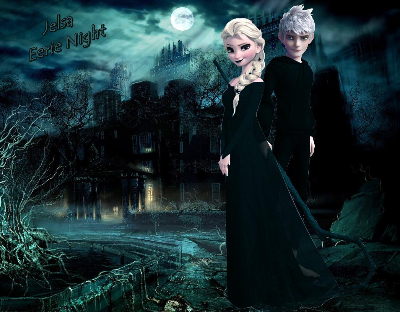 1354x1058 Elsa And Jack Wallpaper