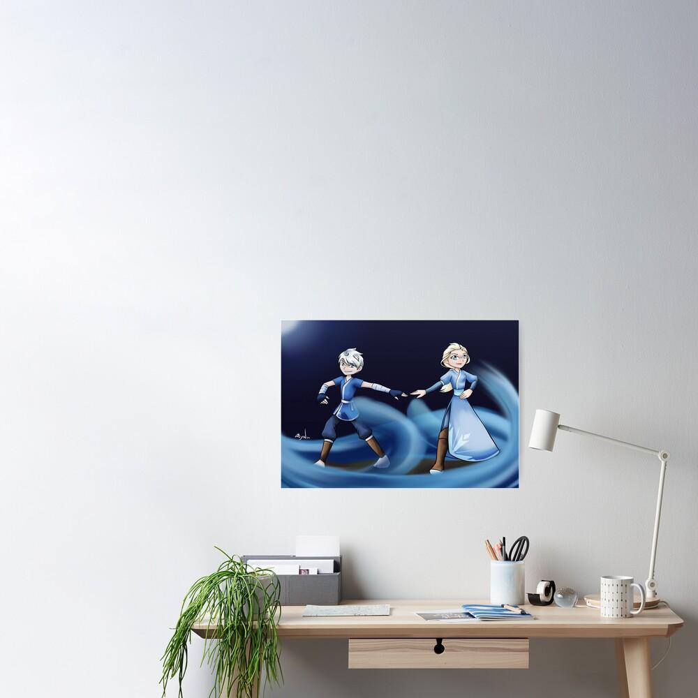 1000x1000 Waterbender Jelsa Poster By Jewishice Queen