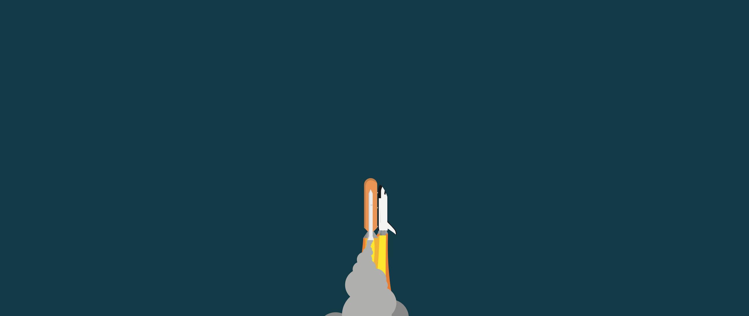 2560x1080 Download Simple Minimalist Minimal Rocket, Simple, Minimalist, Minimal, Rocket Wallpaper in 2560x1080 Resolution