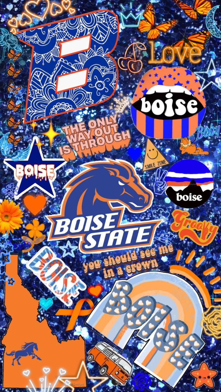 736x1307 Boise State University Collage. Boise state university, College wallpaper, Boise state football