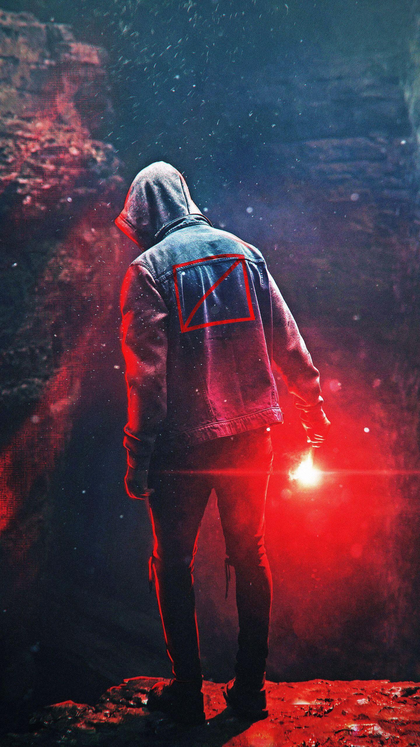 1440x2560 4k HD iPhone Hacker Wallpaper
