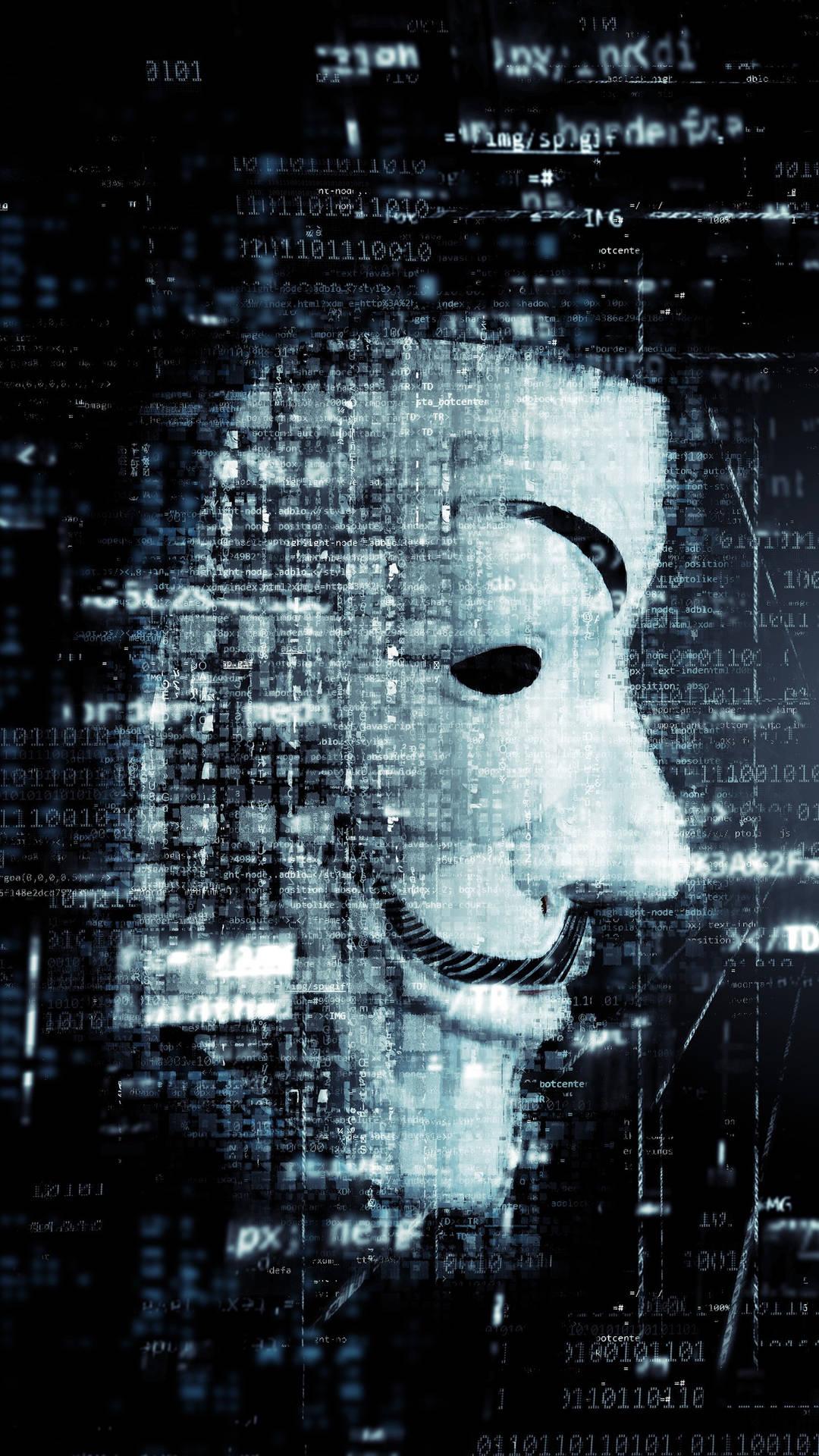 1080x1920 Download Side Profile Anonymous Hacking Android Background Wallpaper
