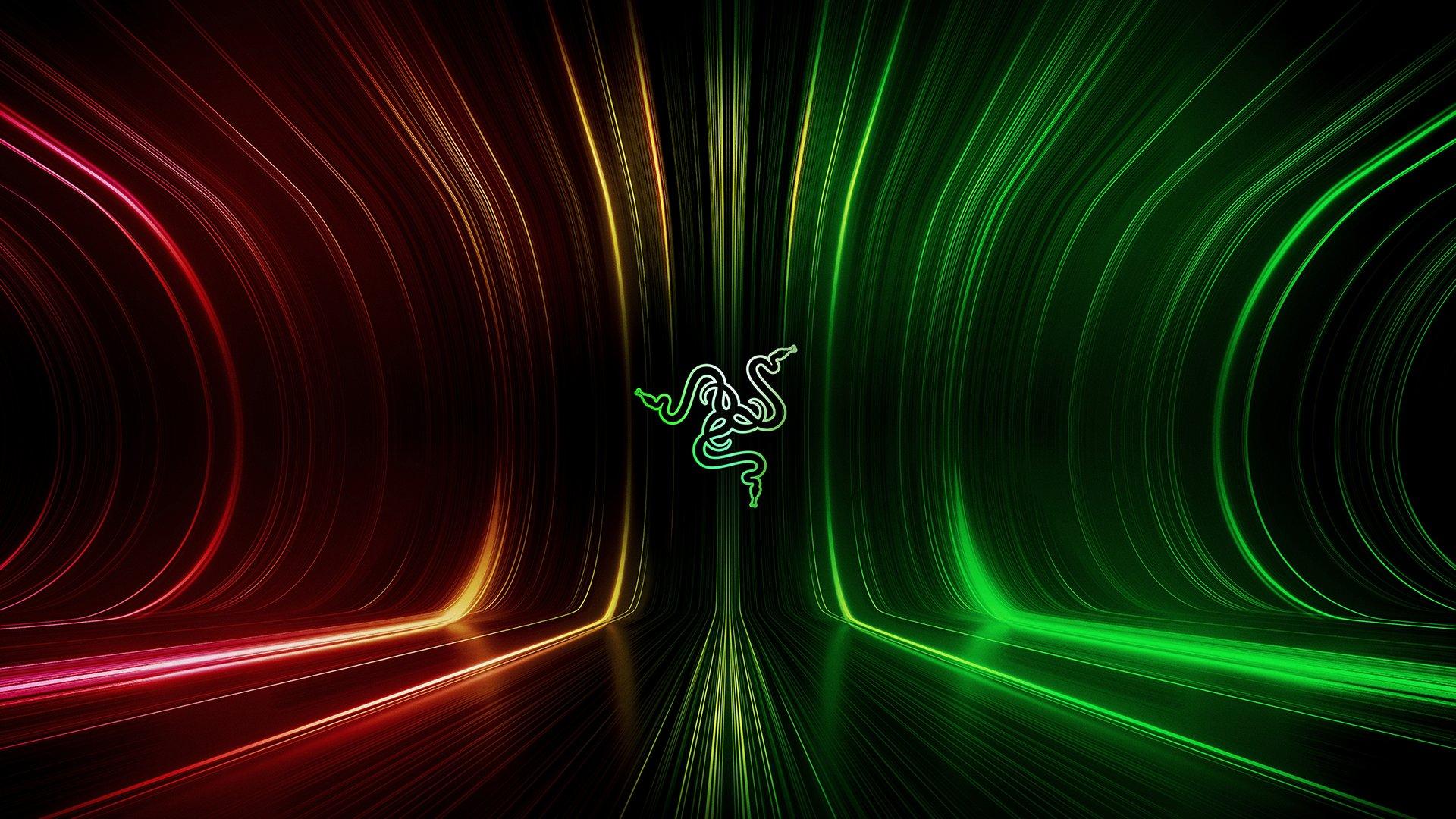 1920x1080 R Λ Z Ξ R your desktop a fresh look with the 'Razer Fusion', our official Razer Blade 14” wallpaper that sports a design that unites red and green