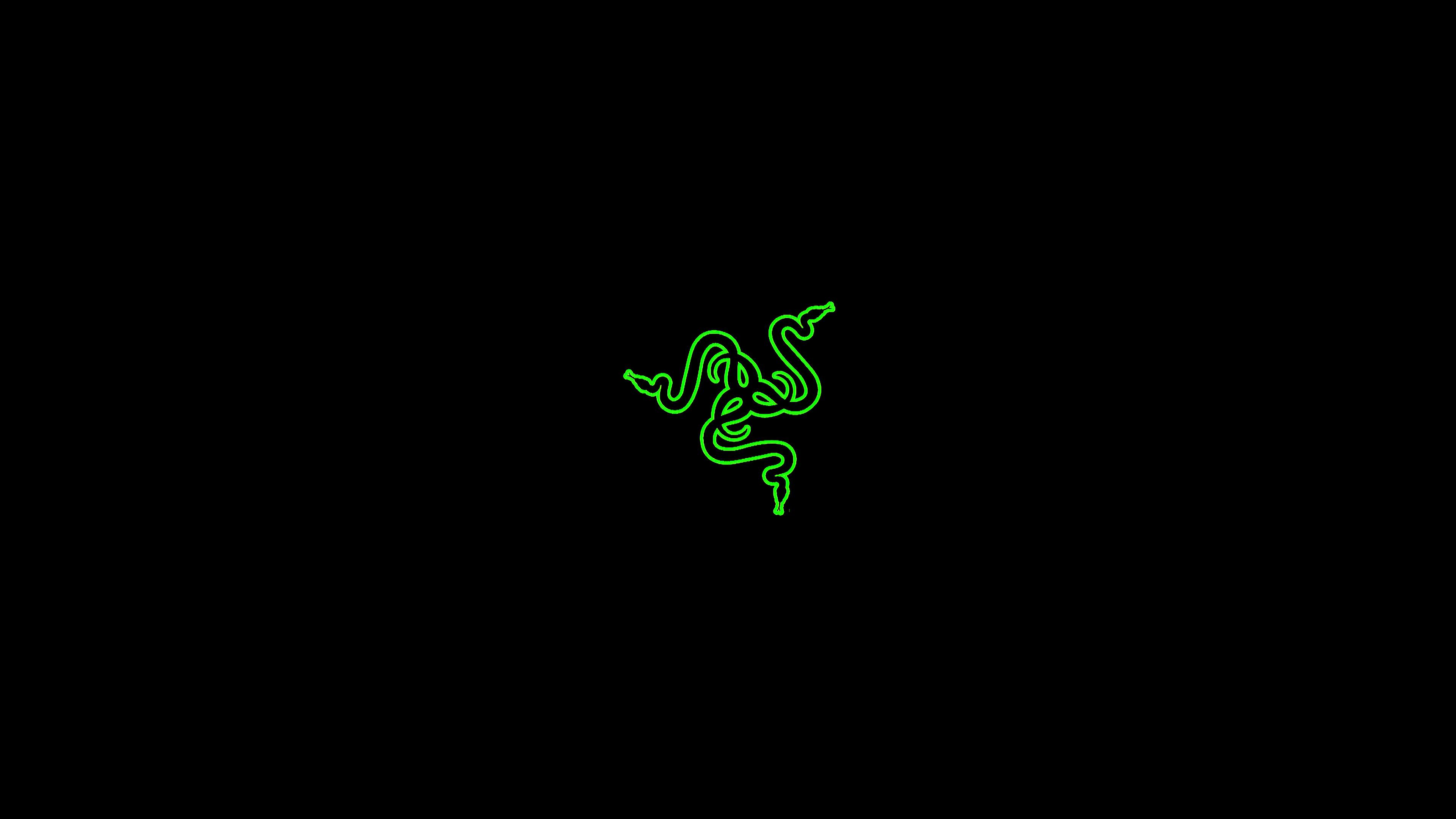 3840x2160 razer, computer, logo, dark, hd, 4k, black Gallery HD Wallpaper