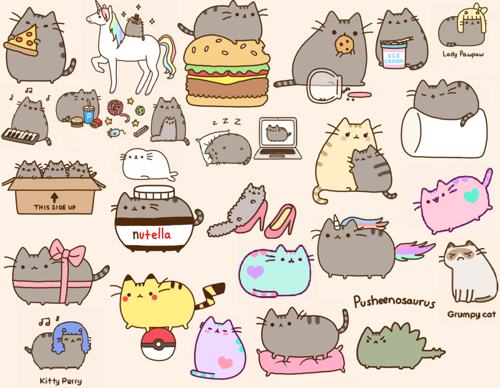 Pusheen The Cat Wallpapers - Top Free Pusheen The Cat Backgrounds - WallpaperAccess