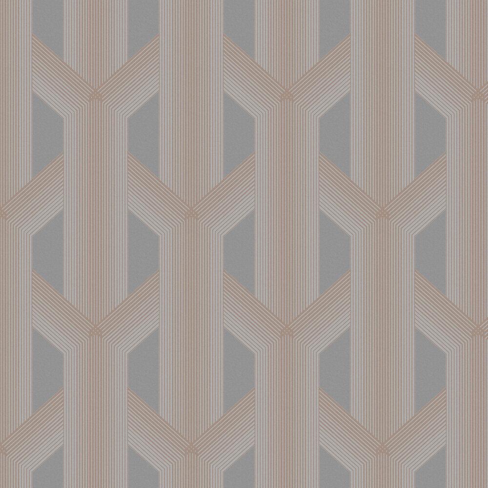 1000x1000 Lagom by Graham & Brown / Rose Gold : Wallpaper Direct
