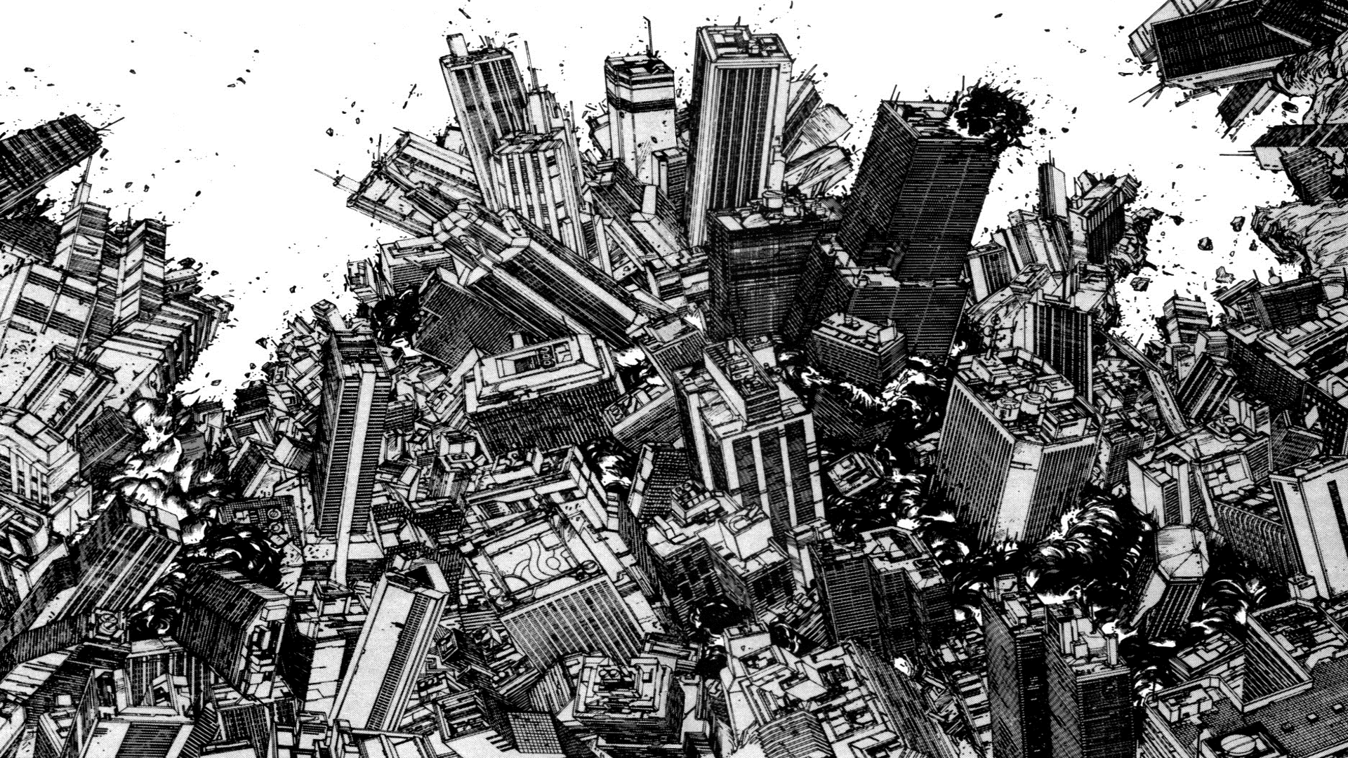 1920x1080 Monochrome Factor, katsuhiro otomo, manga, Akira Gallery HD Wallpaper