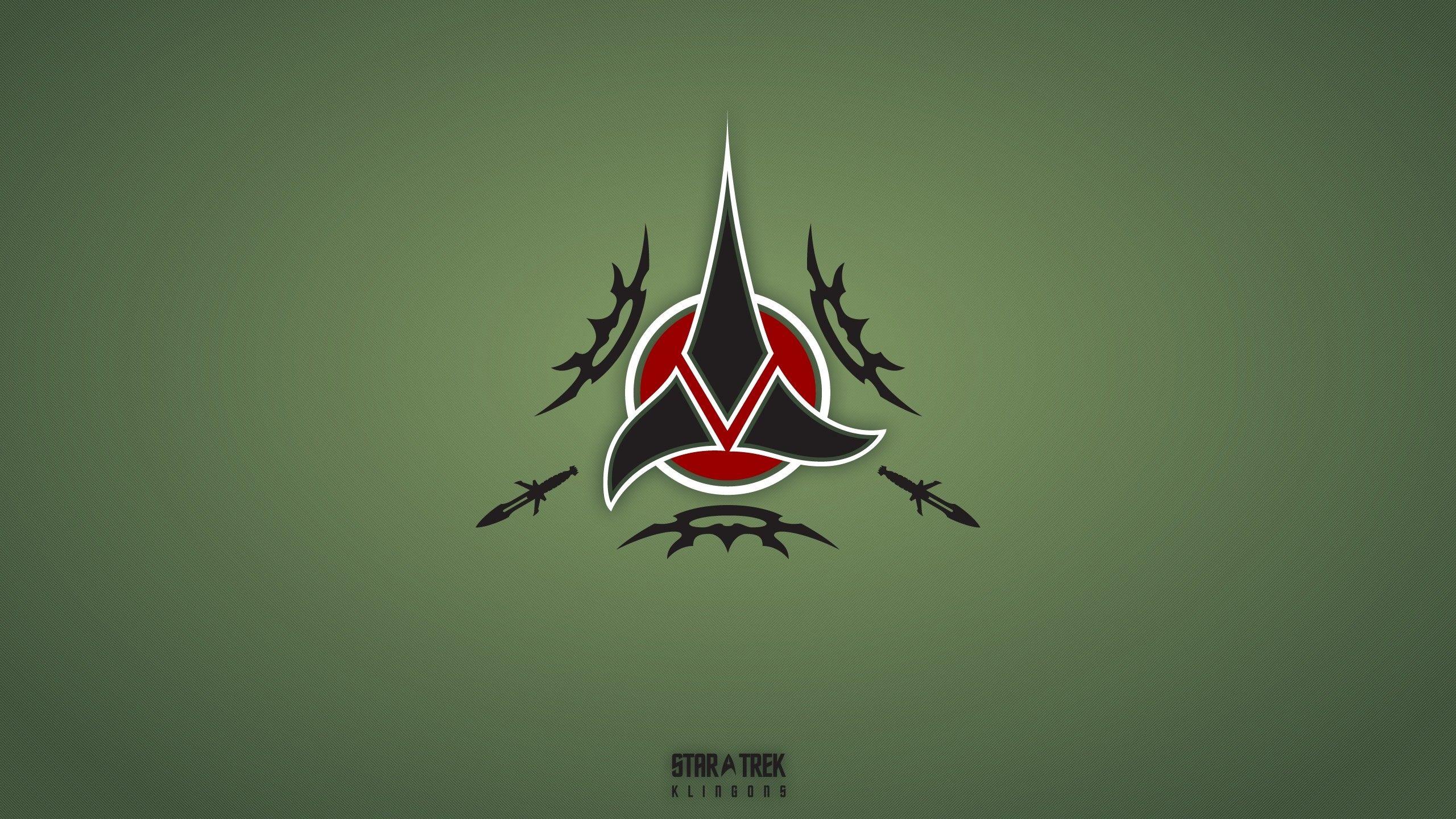 2560x1440 Klingon Symbol Wallpaper