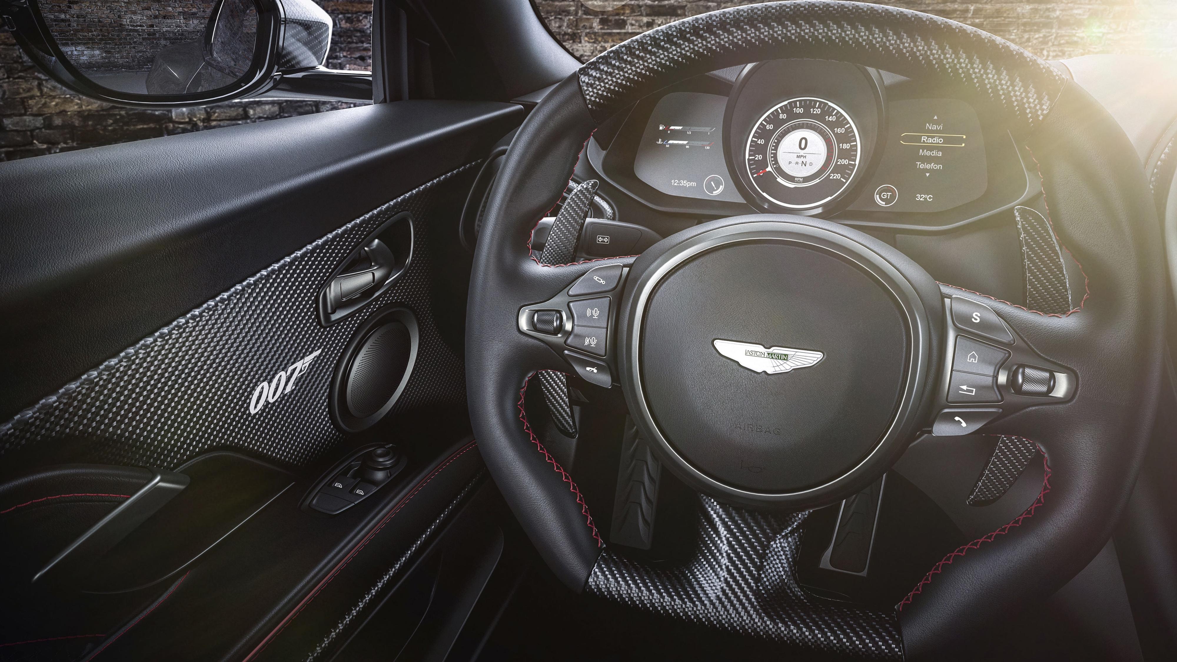 4000x2250 Q by Aston Martin DBS Superleggera 007 Edition Interior 4K Wallpaper Car Wallpaper