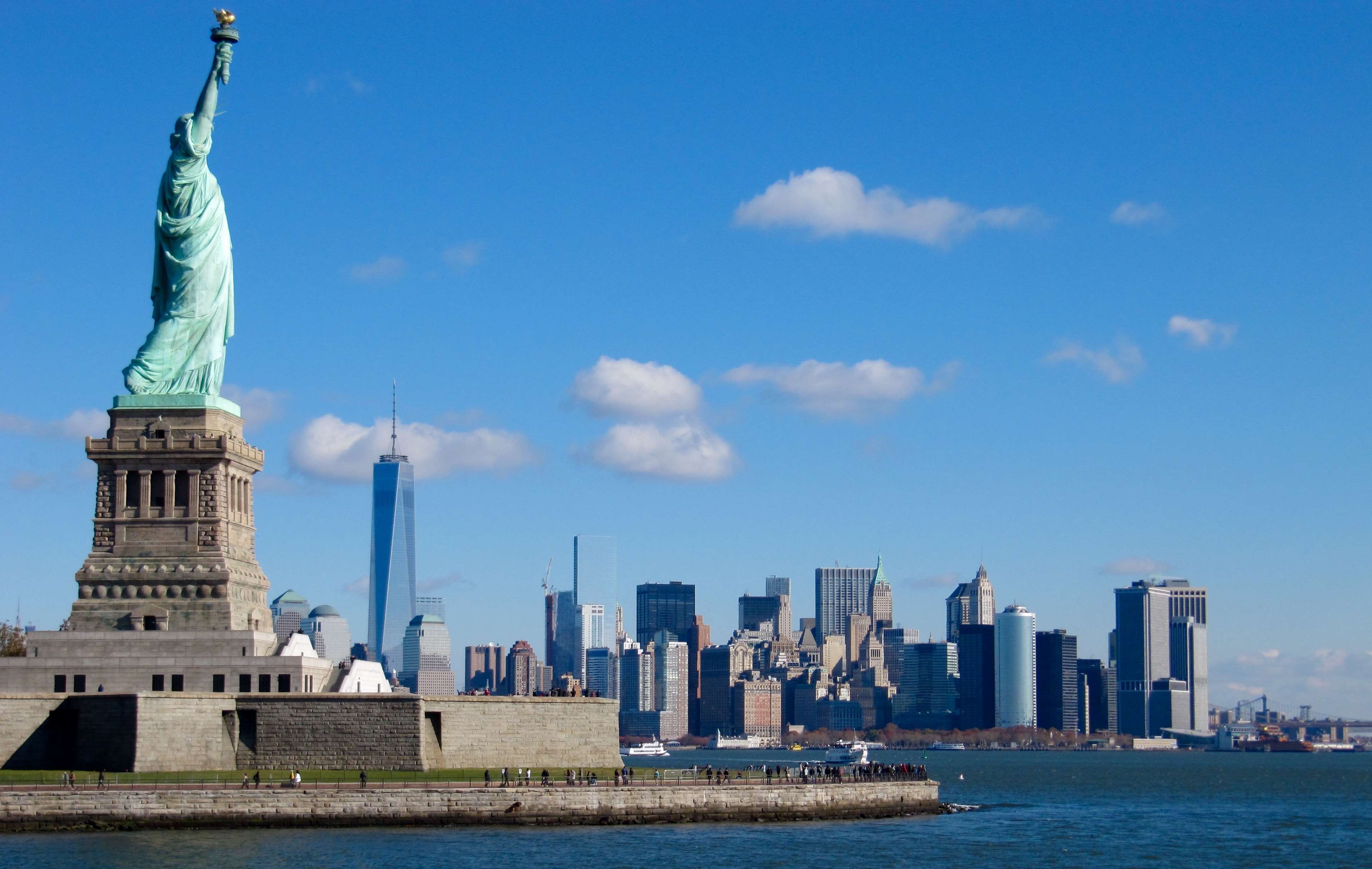 3840x2433 new york, nyc, statue of liberty 4k Gallery HD Wallpaper