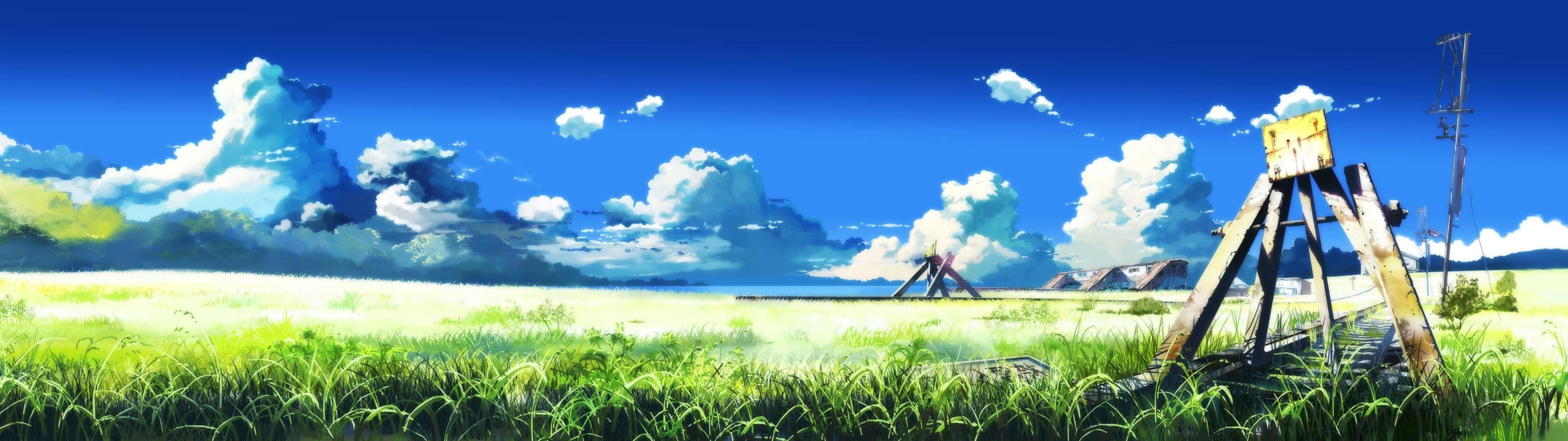 3840x1080 Dual Monitor Anime Wallpaper