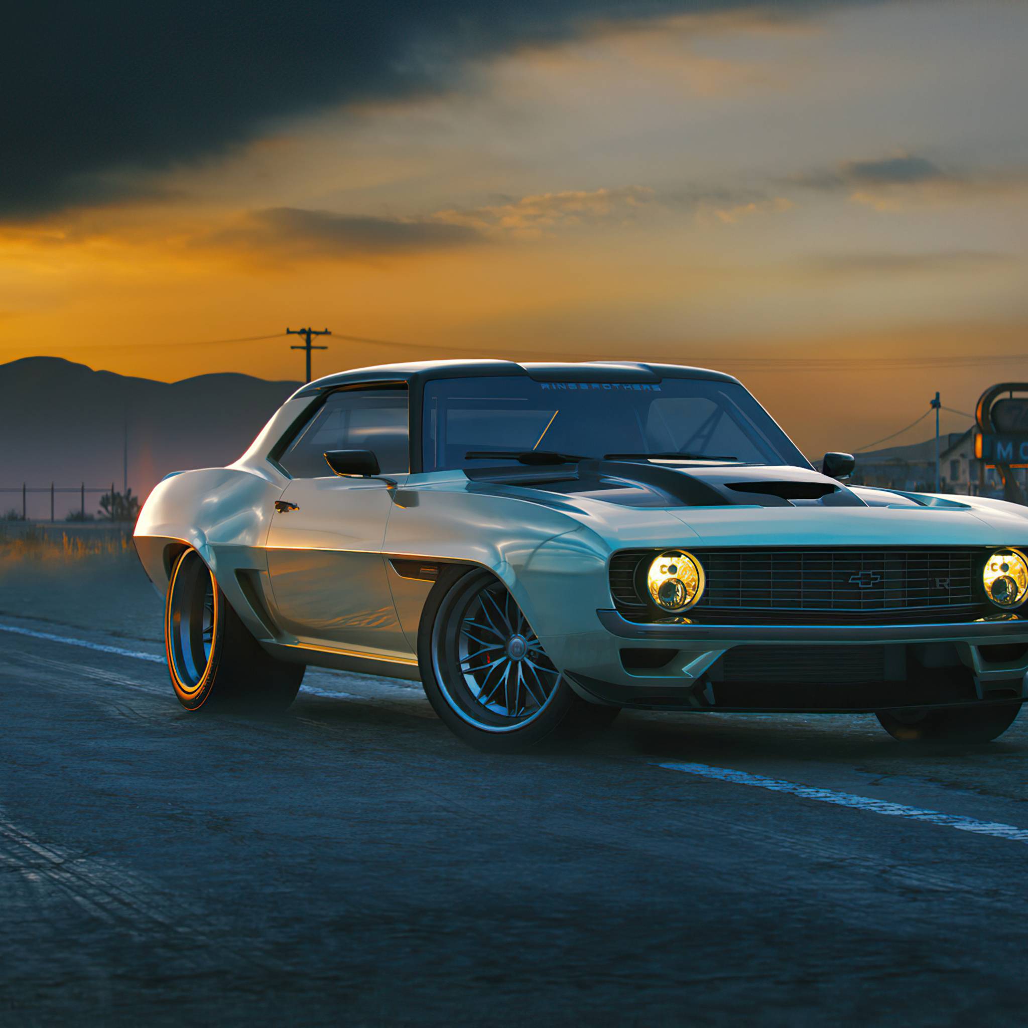 2048x2048 4k Chevrolet Camaro iPad Air HD 4k Wallpaper, Image, Background, Photo and Picture