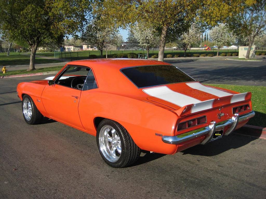 1024x768 1969 Camaro Wallpaper
