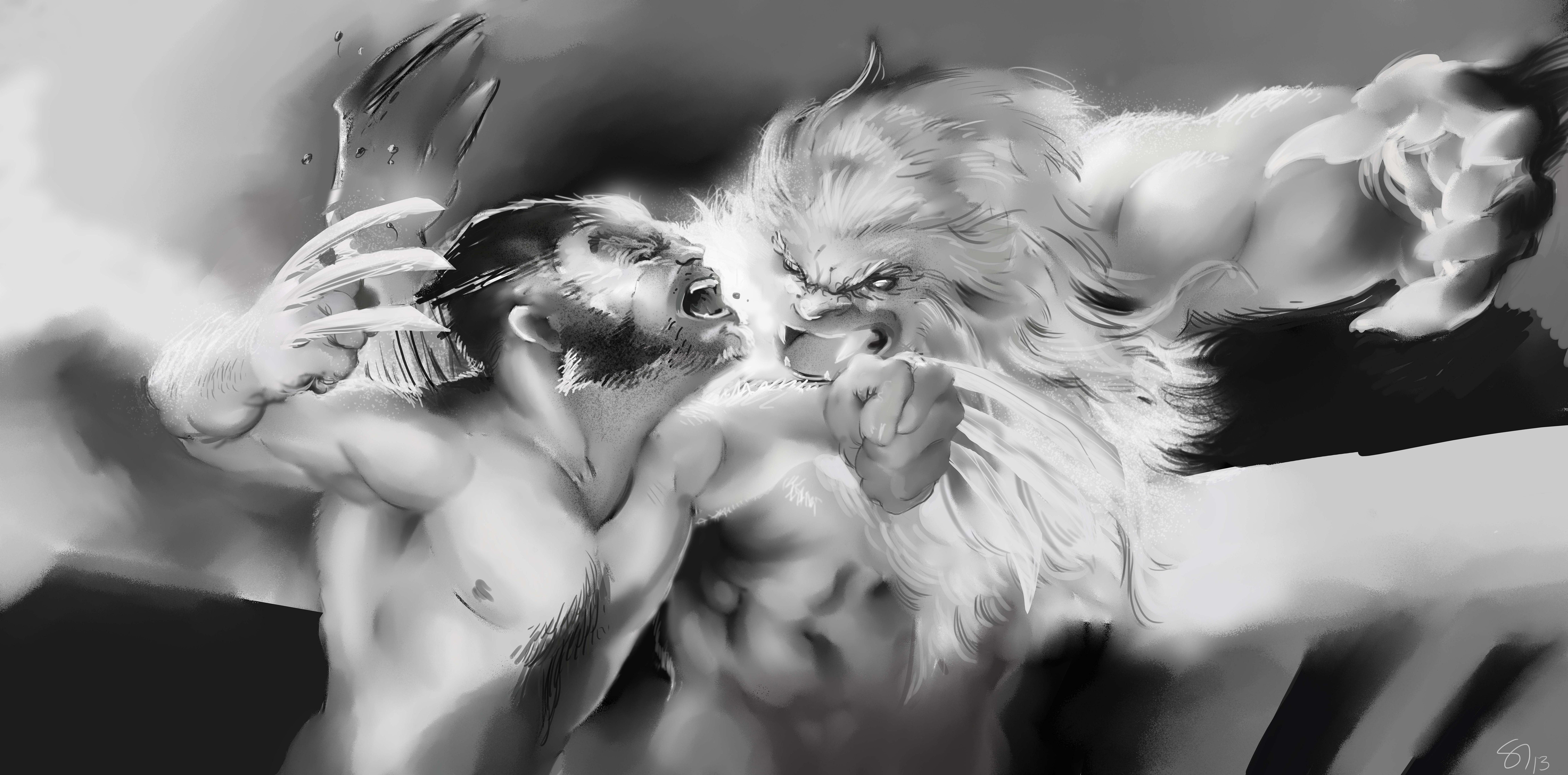 9900x4891 Sabertooth HD Wallpaper and Background