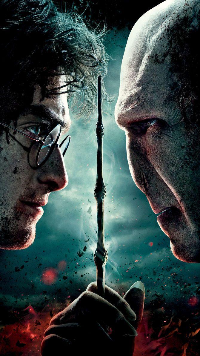 670x1192 Harry Potter and Voldemort Wallpaper