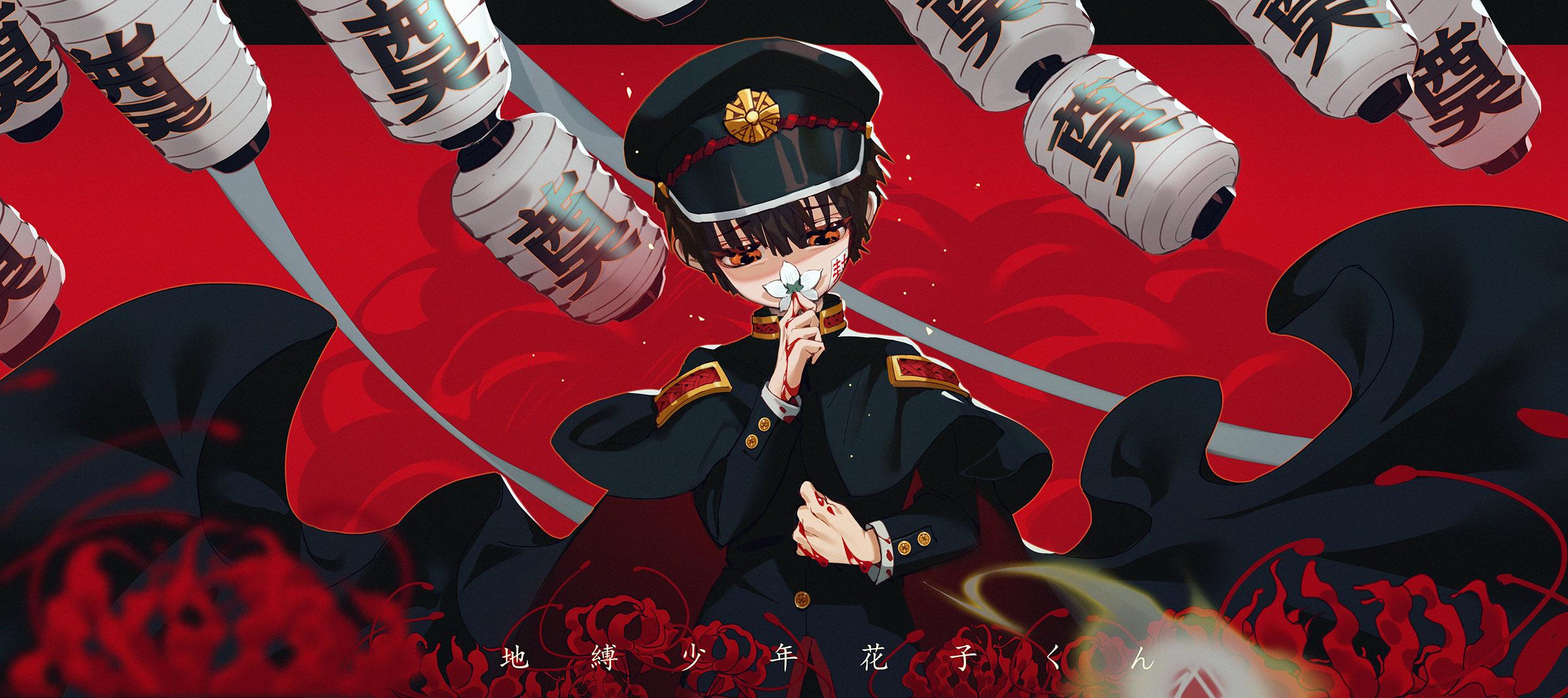 2480x1105 Jibaku Shounen Hanako Kun HD Wallpaper