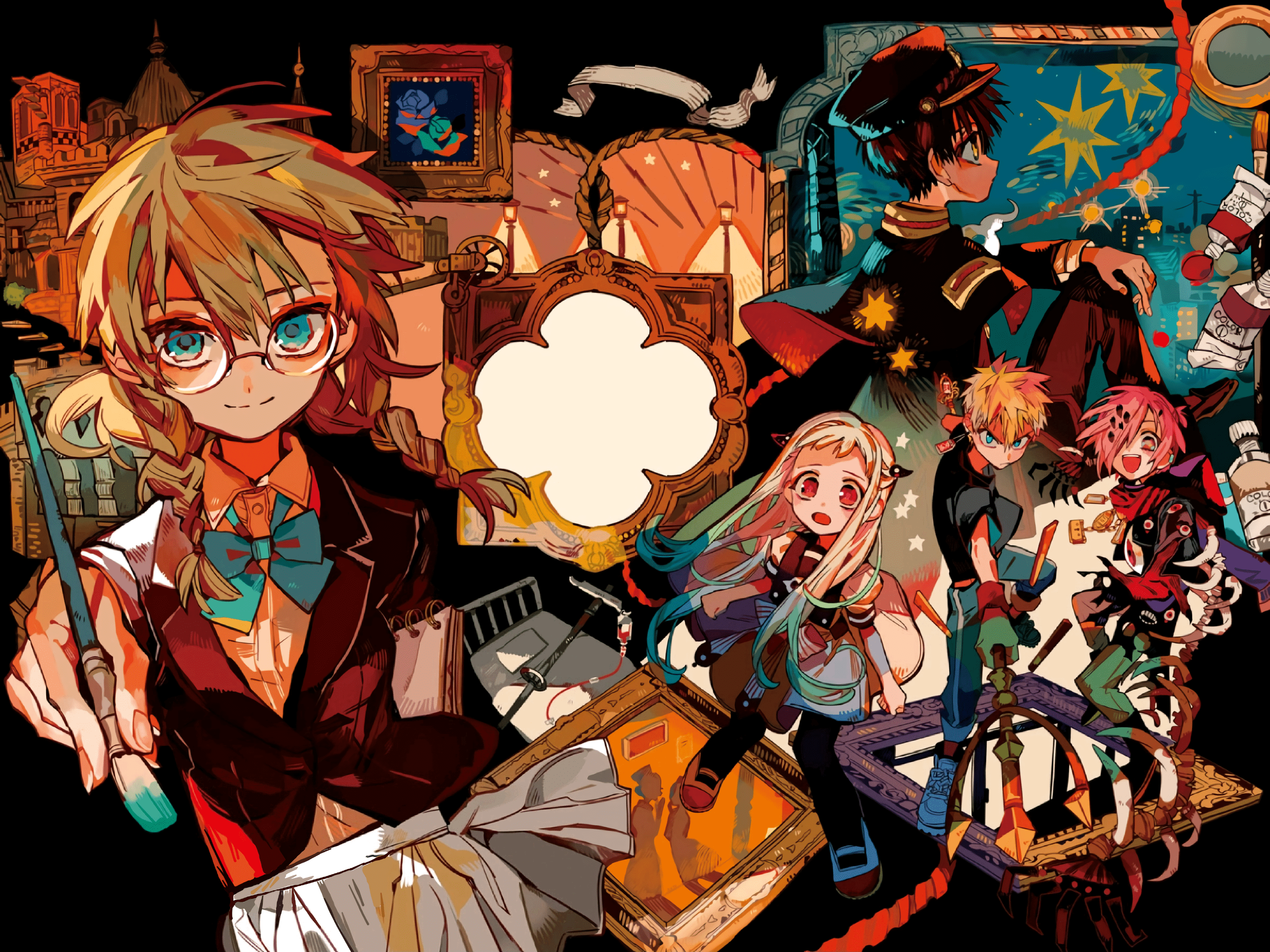 2880x2158 Jibaku Shounen Hanako Kun HD Wallpaper