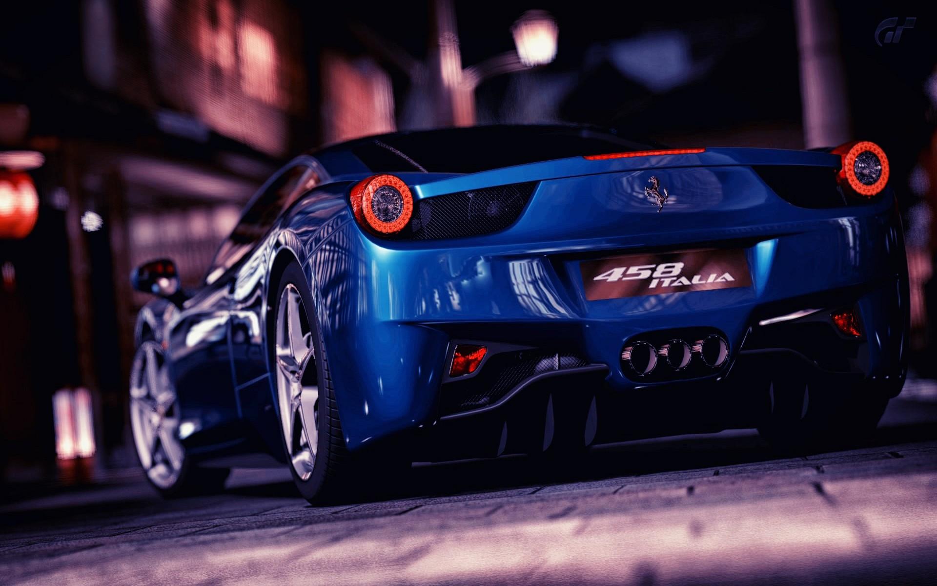 1920x1200 Ferrari, Car, Ferrari 458 Italia, Blue Cars Wallpaper HD / Desktop and Mobile Background
