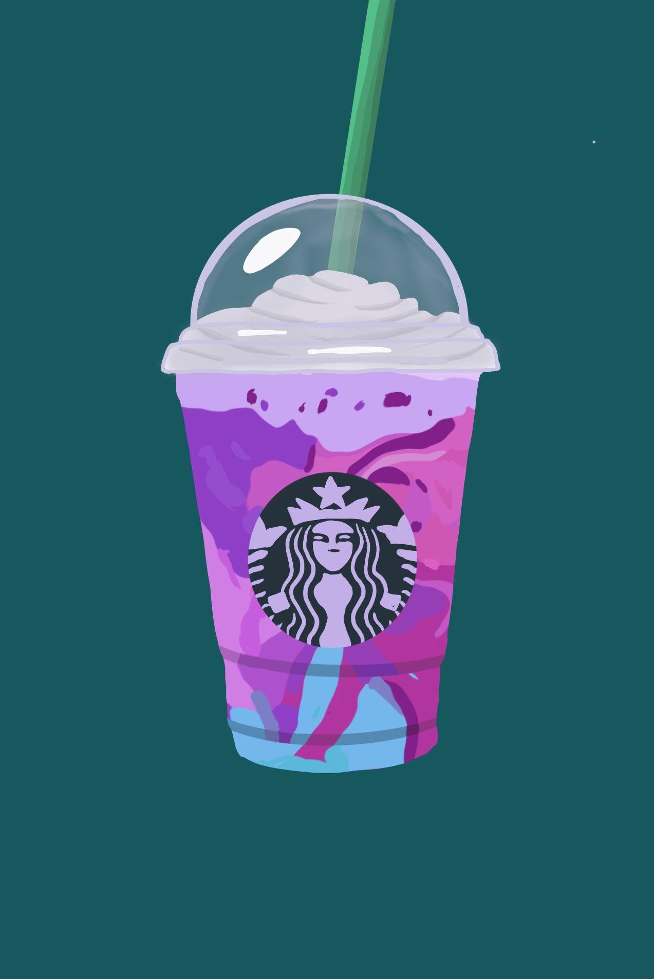 1273x1907 Unicorn Frappuccino. Starbucks wallpaper, Instagram prints, Unicorn illustration