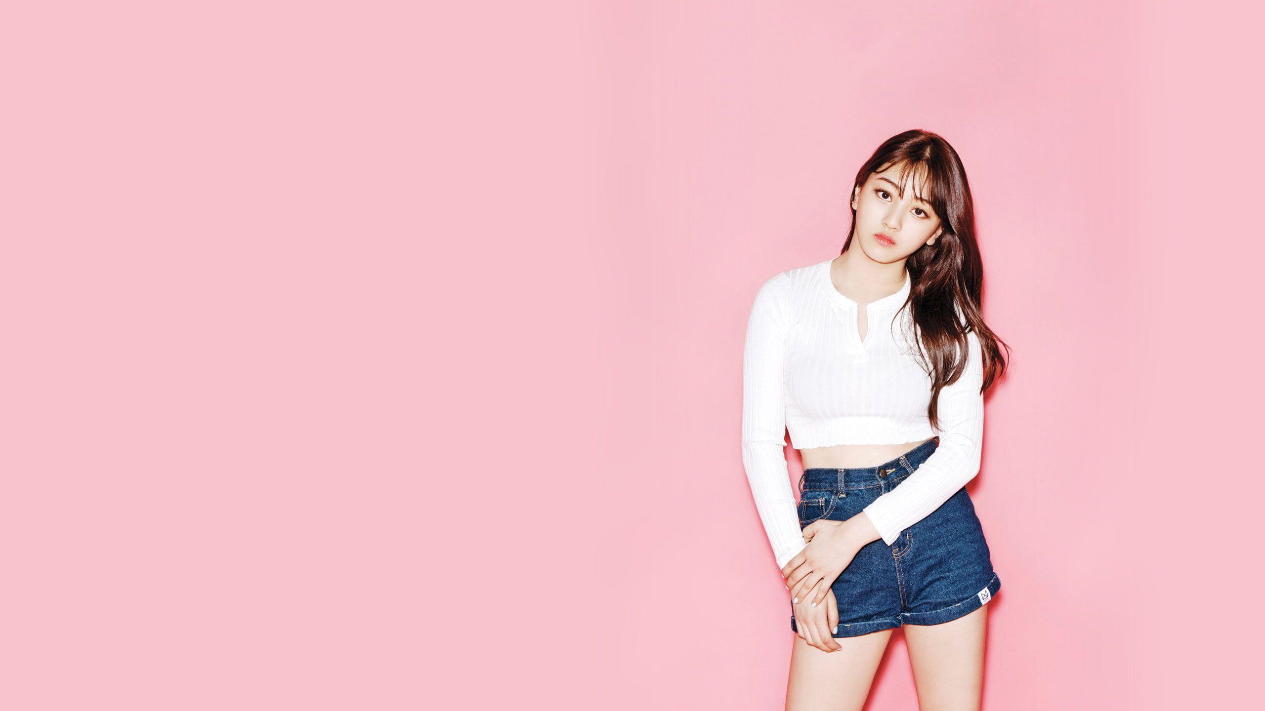 2560x1440 K Pop #Twice Twice Jihyo K #wallpaper #hdwallpaper #desktop. Long Hair Styles, Blue Top Women, Black Top Women