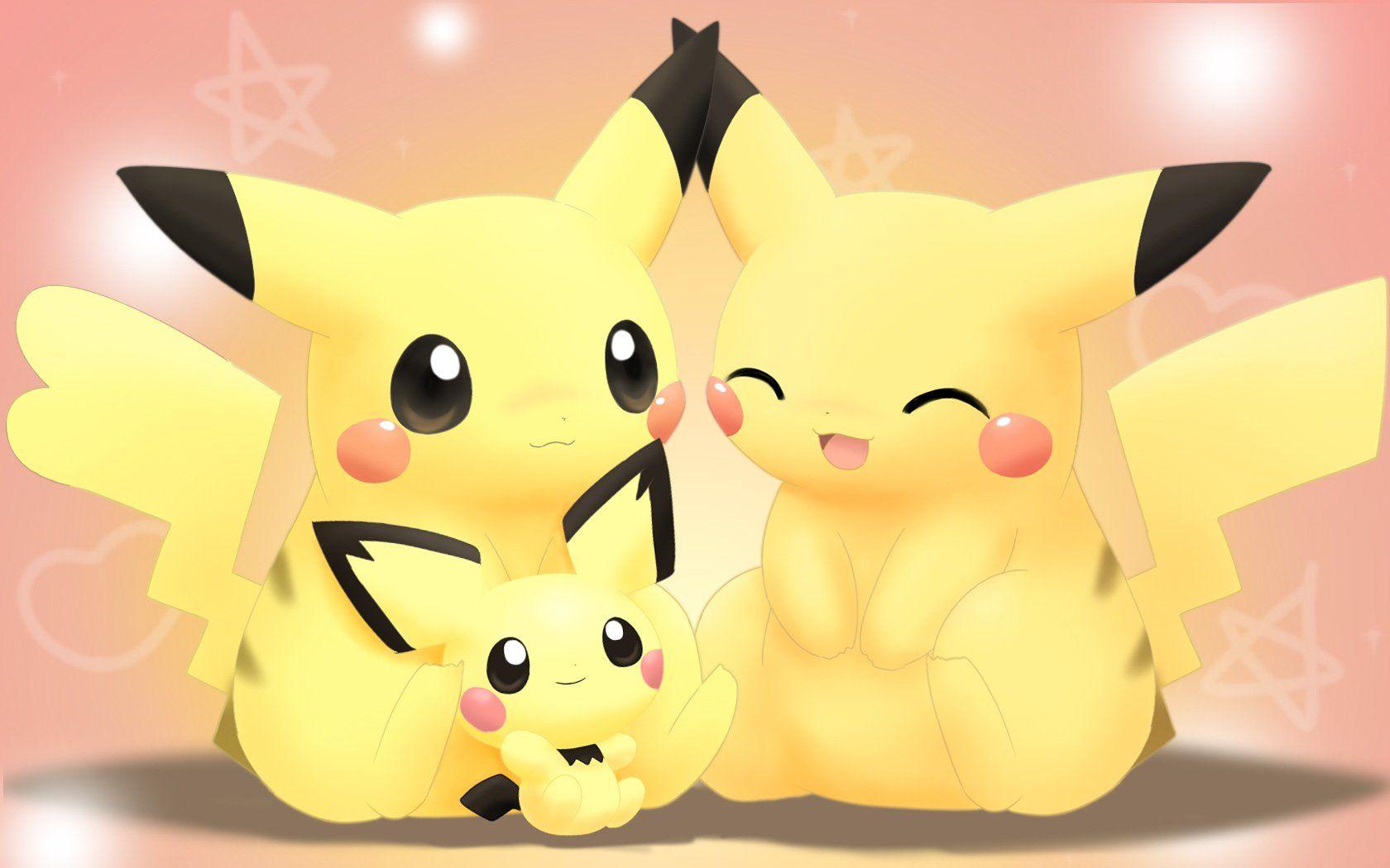 1680x1050 Pikachu With Starbucks Wallpaper