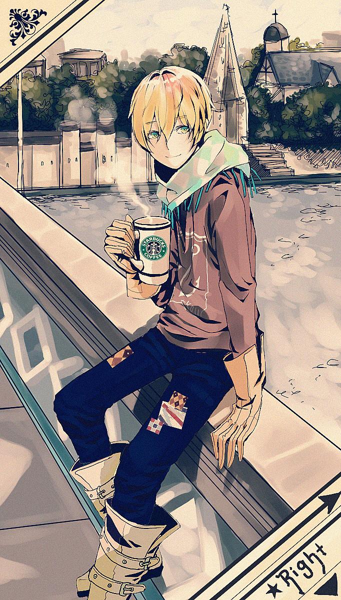 682x1200 Starbucks. Anime Image Board