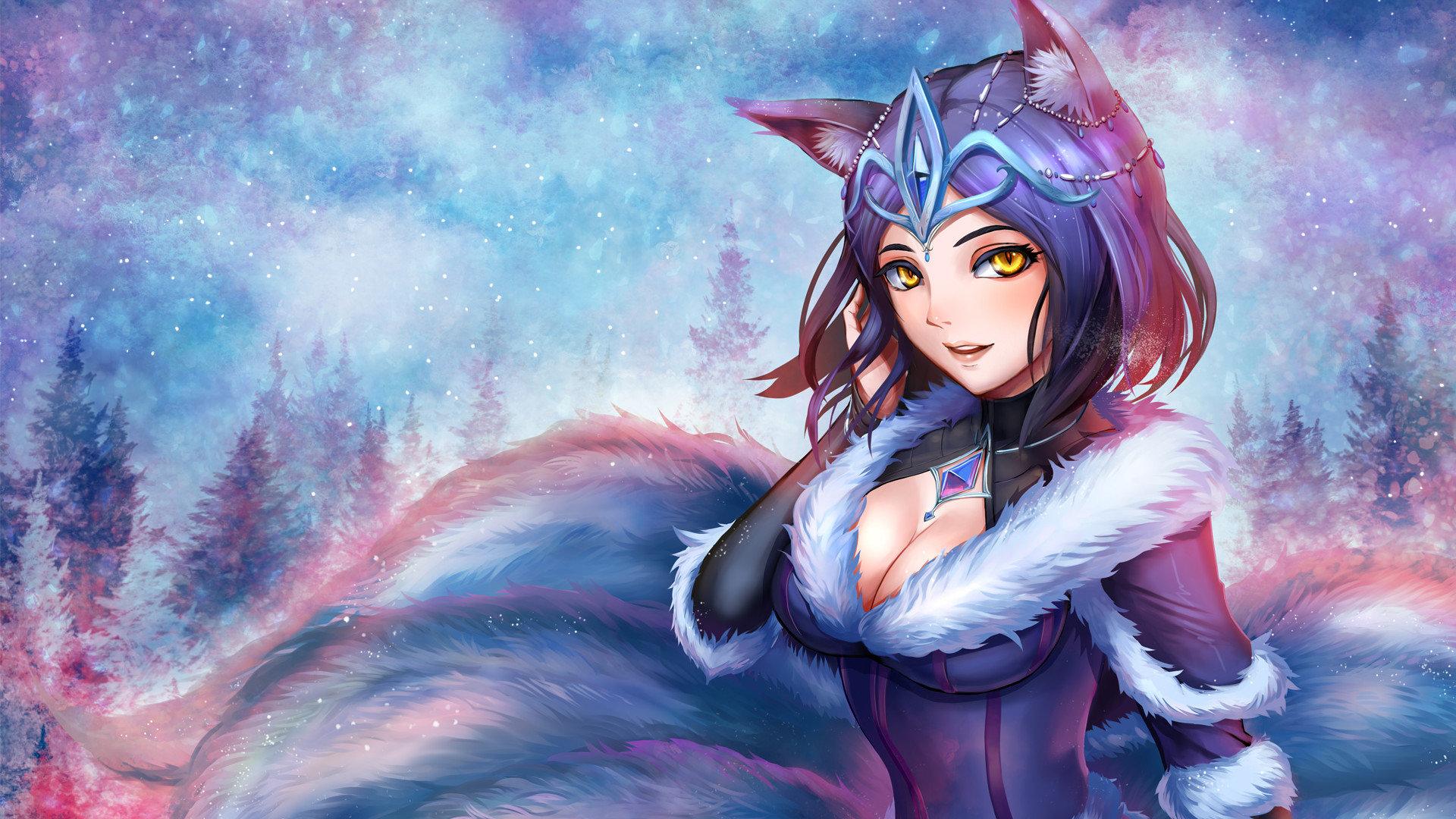 1920x1080 Ahri (League Of Legends) wallpaper HD for desktop background