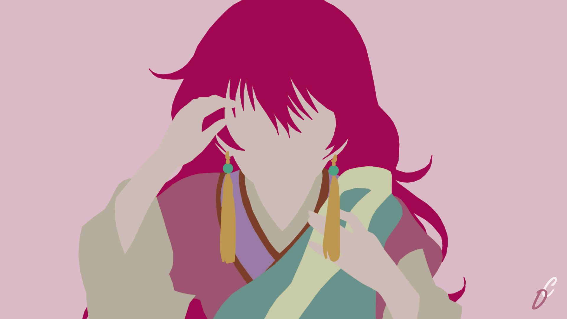 1920x1080 Anime, Minimalist wallpaper, I love anime