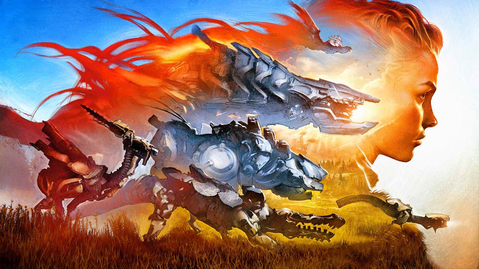 1920x1080 Horizon Zero Dawn Cover Machines Aloy 4K Minimalism Live Wallpaper Desktop Wallpaper