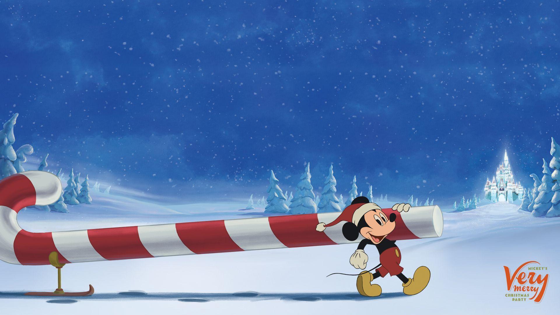 1920x1080 Disney Parks Blog Holiday Wallpaper. Disney christmas, Disney parks blog, Disney background