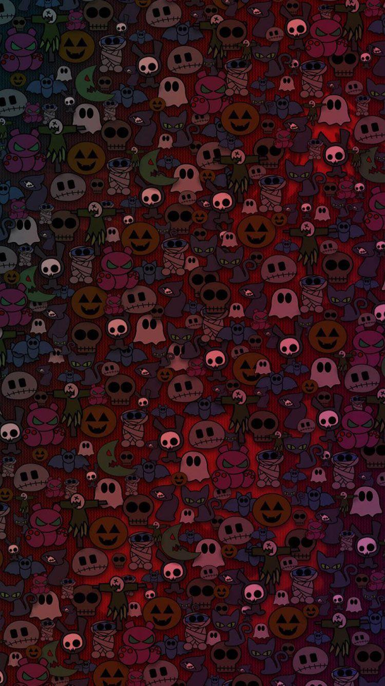 750x1334 Halloween Hình Nền iPhone