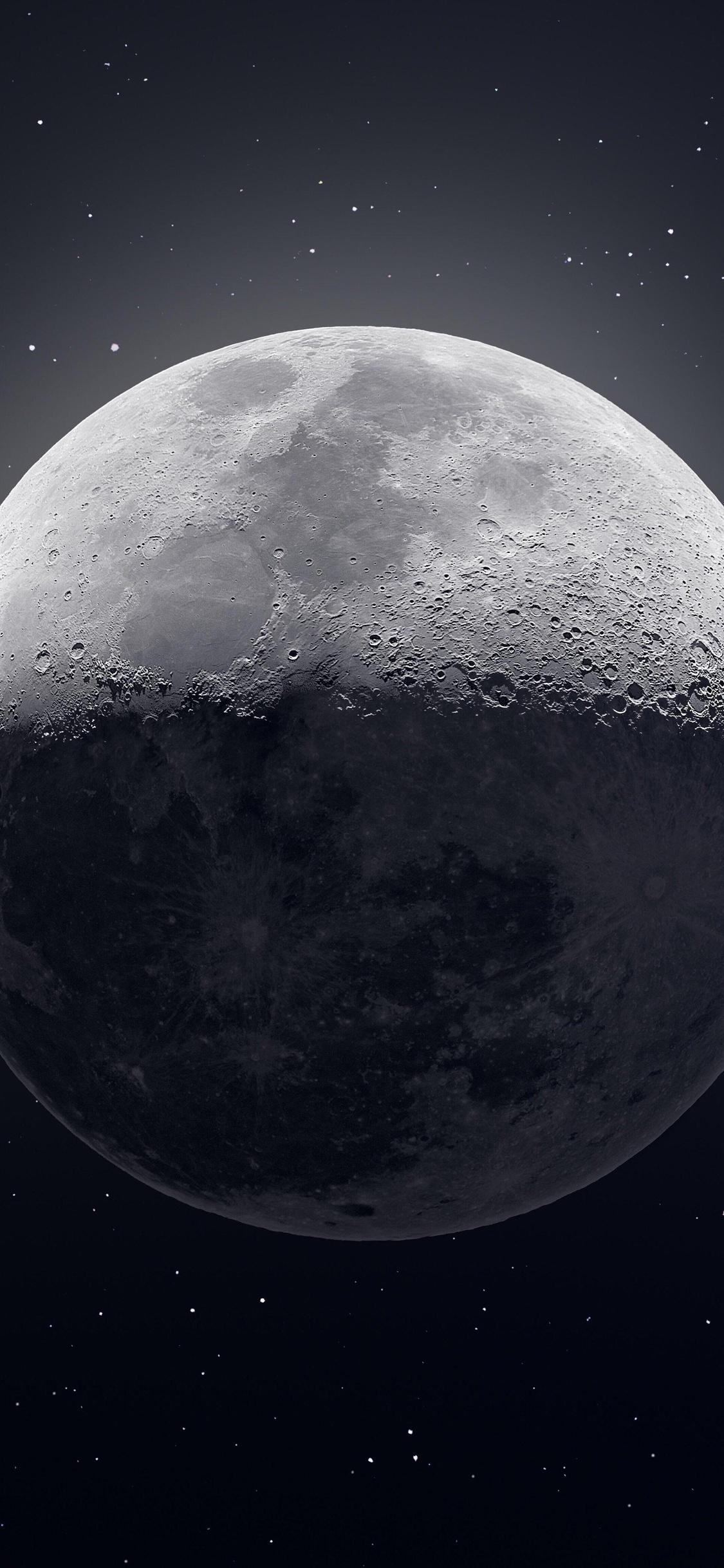 1125x2436 Dark Moon 8k iPhone XS, iPhone iPhone X HD 4k Wallpaper, Image, Background, Photo and Picture