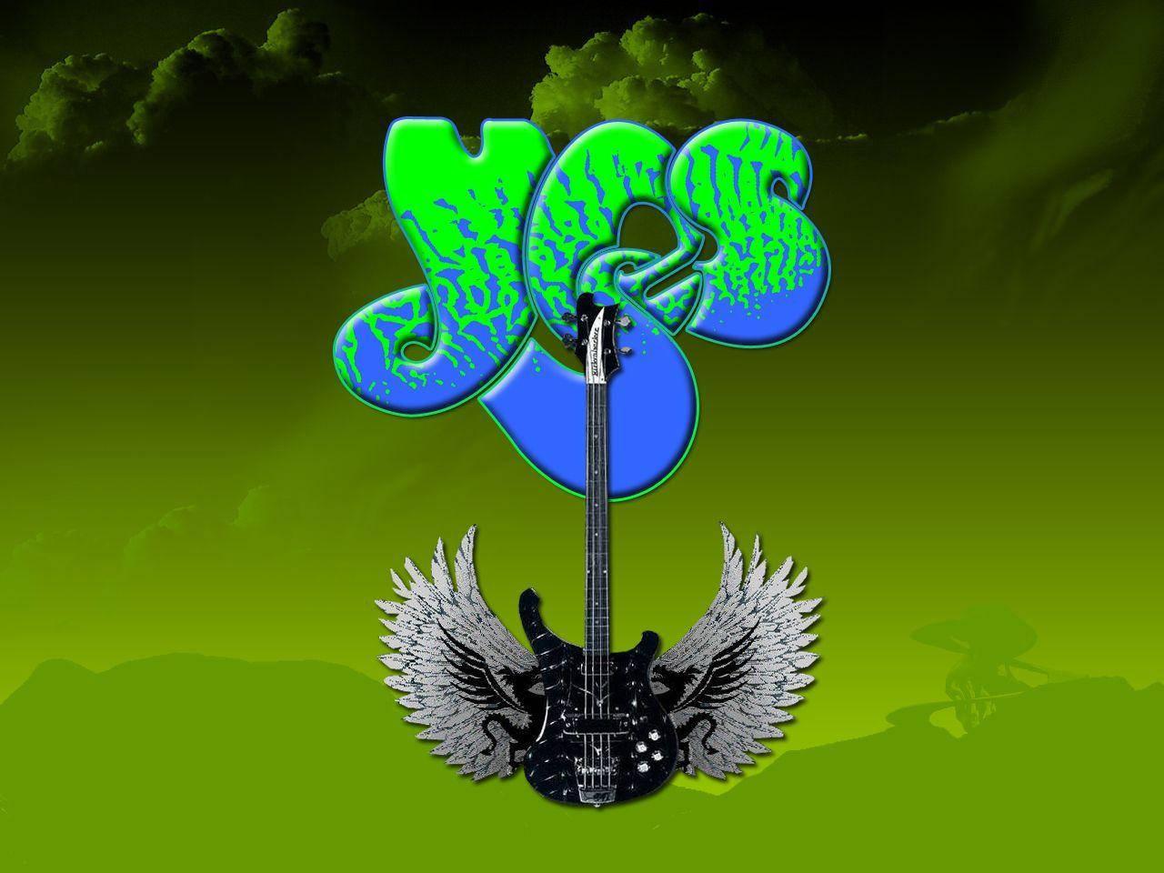 1280x960 Download Yes Band Acoustic Guitar Wallpaper