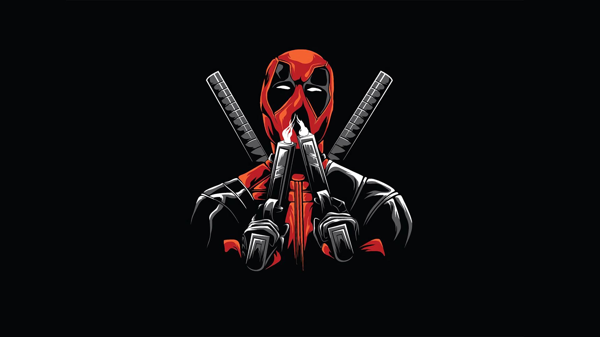 1920x1080 Deadpool Minimal Design Laptop Full HD 1080P HD 4k Wallpaper, Image, Background, Photo and Picture