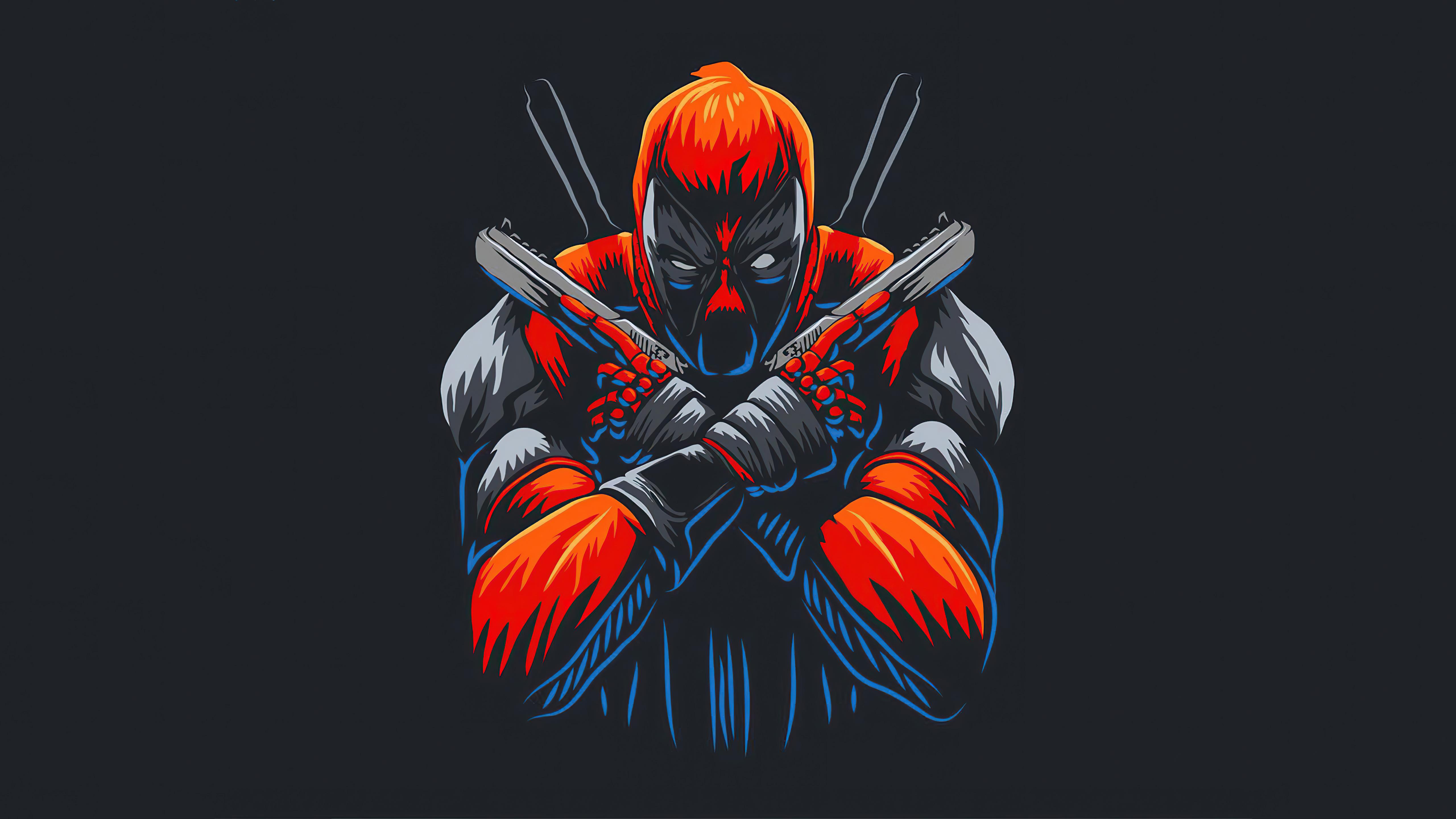 5120x2880 Deadpool Wallpaper 4K, Dark background, Graphics CGI