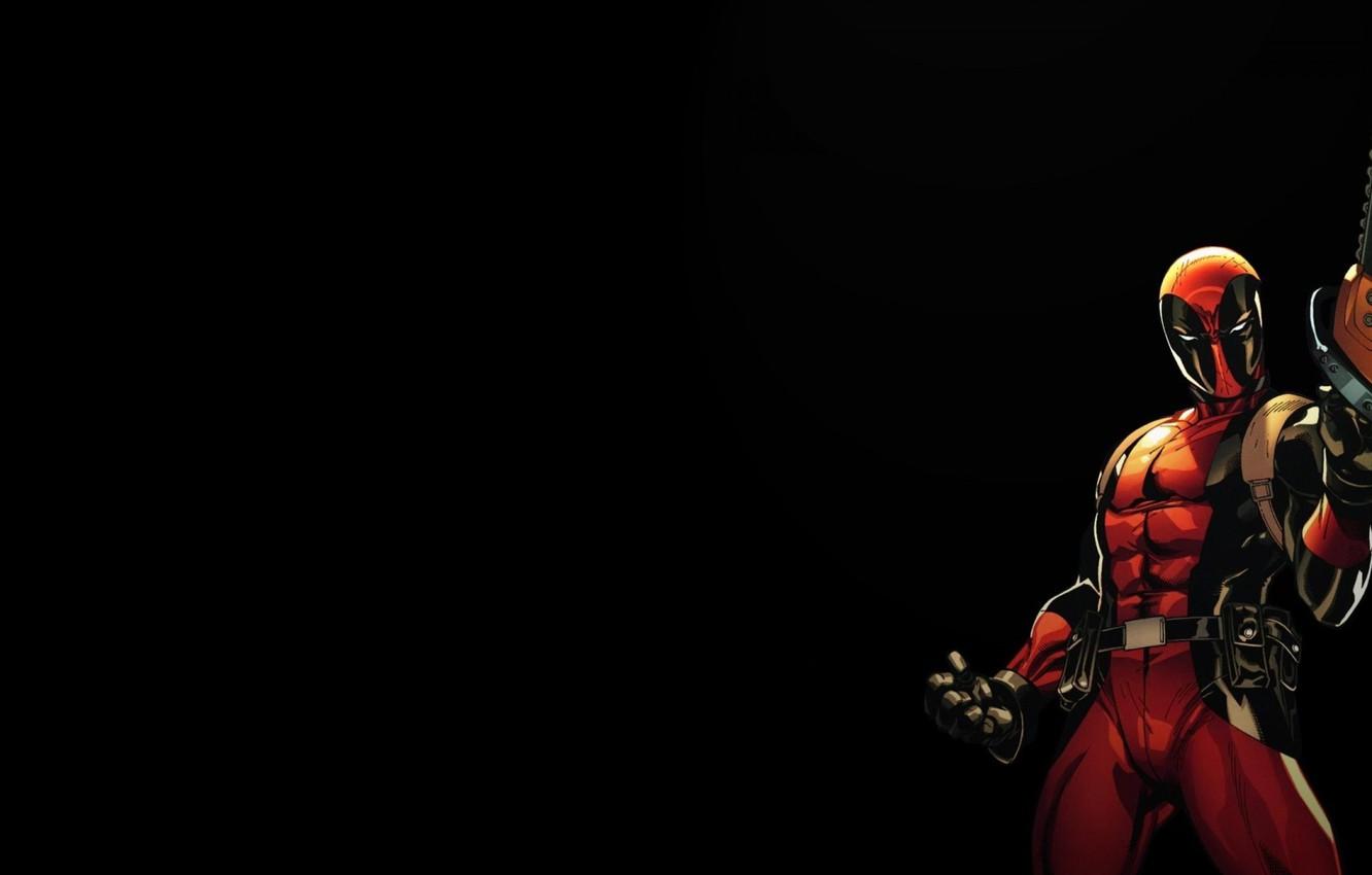 1332x850 Wallpaper background, black, saw, DeadPool image for desktop, section игры
