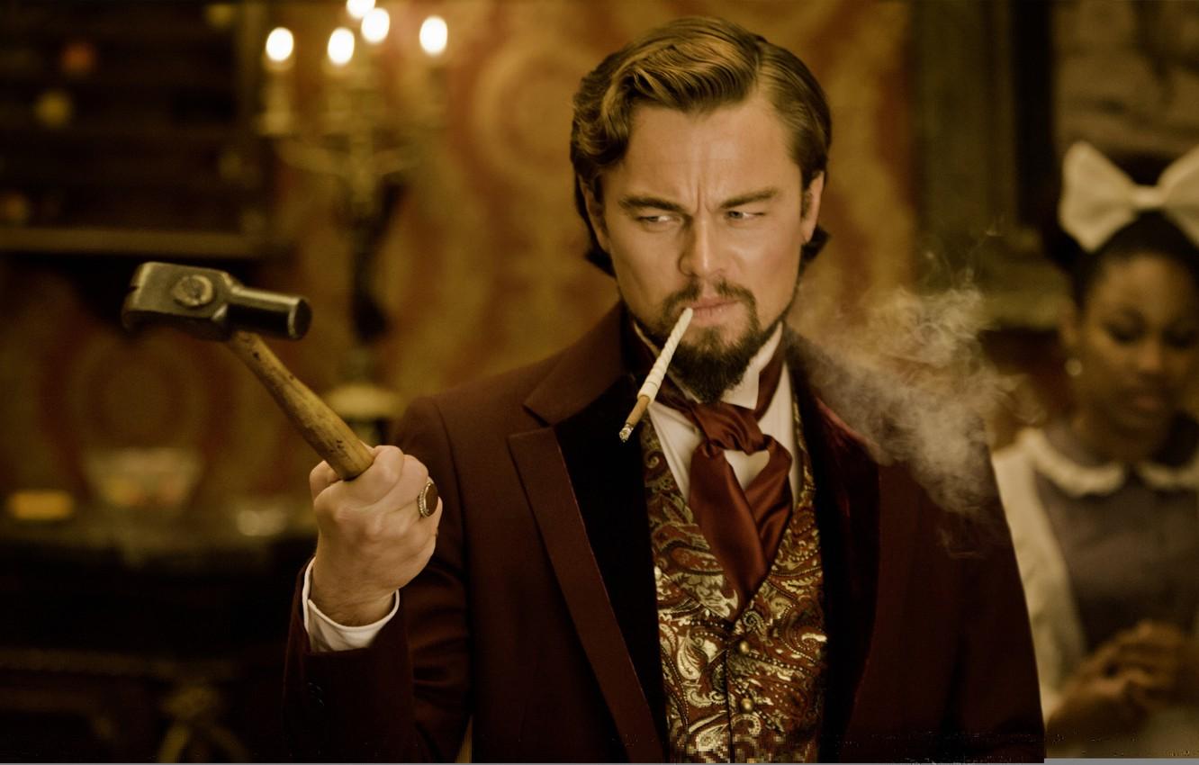 1332x850 Wallpaper cigarette, hammer, Leonardo DiCaprio, Django Unchained, Django, Leonardo DiCaprio, Calvin Candie image for desktop, section фильмы