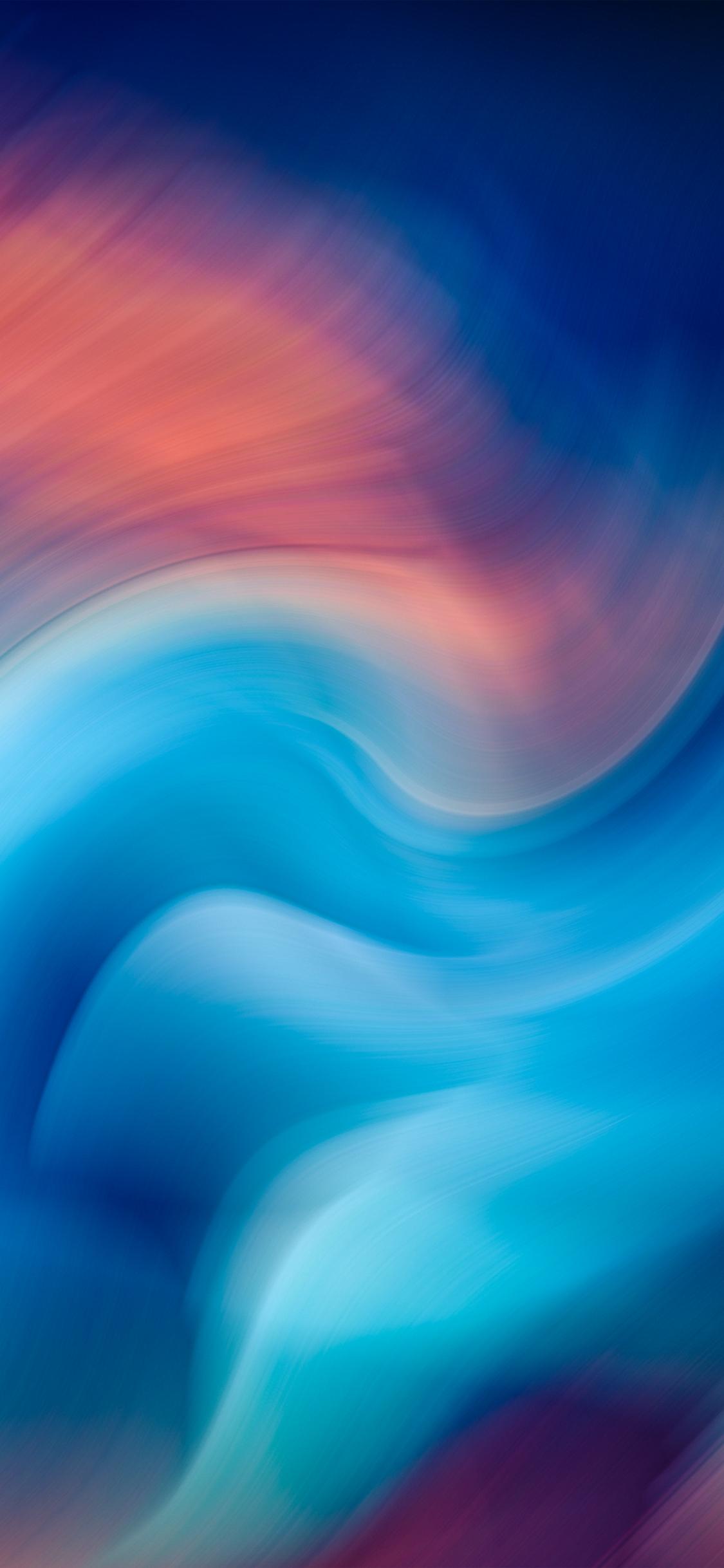 1125x2436 Abstract Painter blue to pink gradient on Twitter
