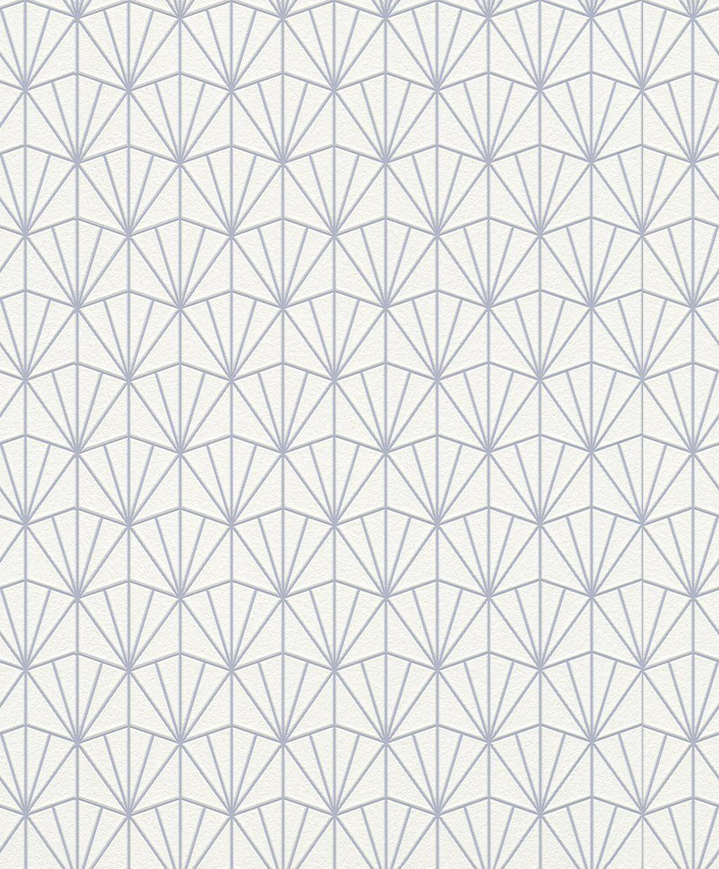 Erismann Romano Geometric Diamond Pattern Wallpaper Glitter Embossed 9791-08 