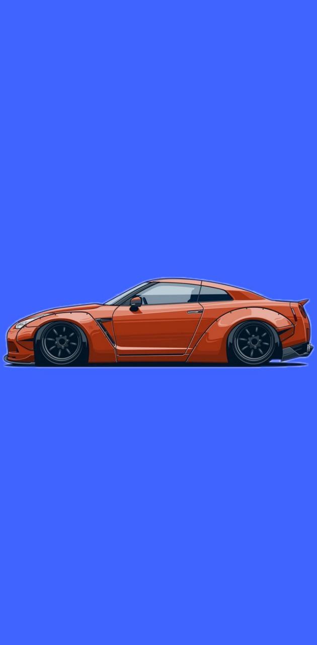 630x1280 Car art lb gtr wallpaper
