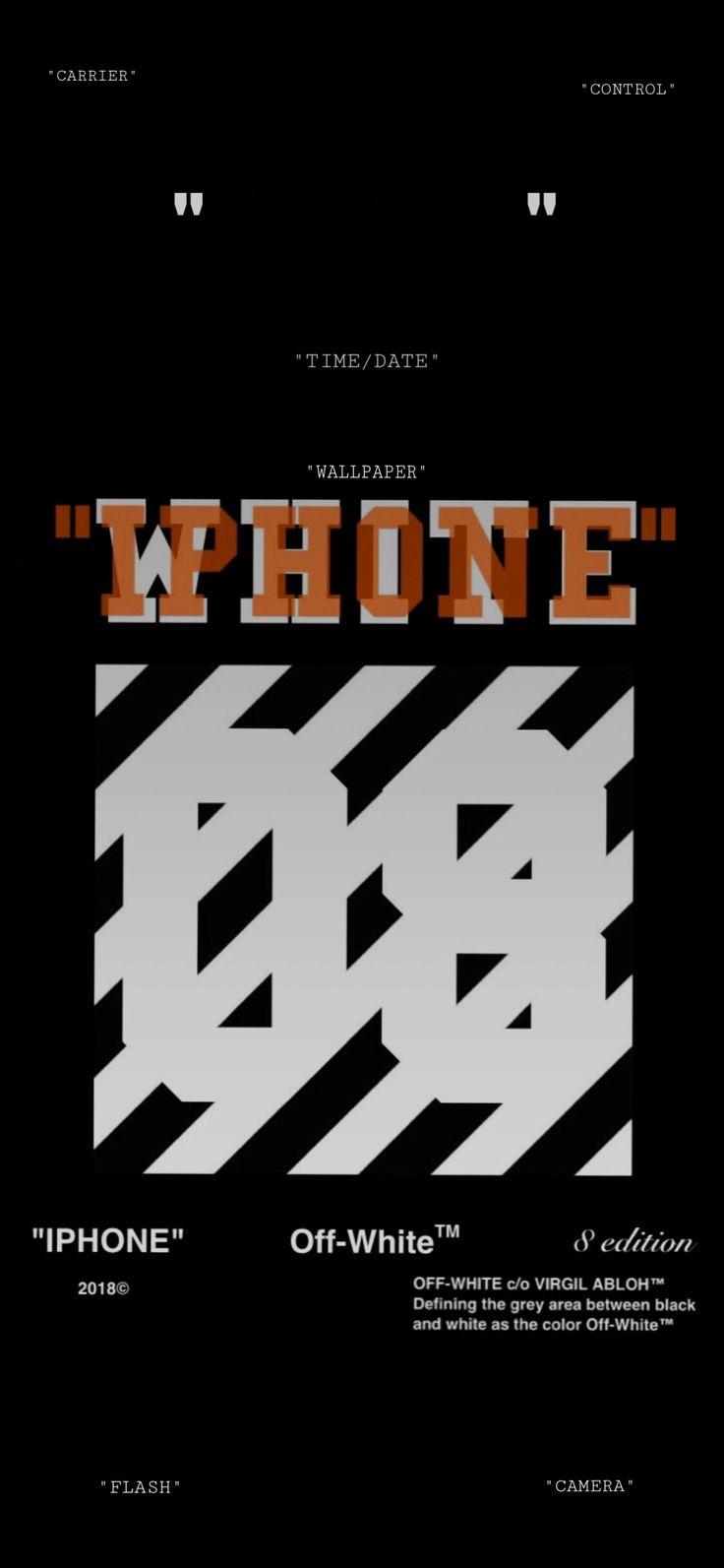 736x1593 Offwhite wallpaper for iPhone X. Inspirational phone wallpaper, White wallpaper, Live wallpaper iphone