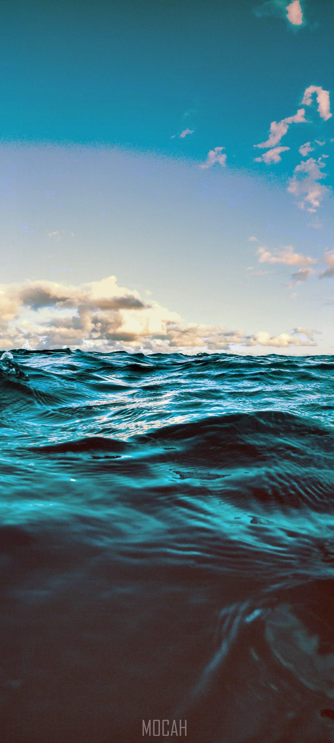 1080x2400 Blue, Water, Ocean, Sea, Horizon, Oppo A91 wallpaper HD free download, 1080x2400 Gallery HD Wallpaper