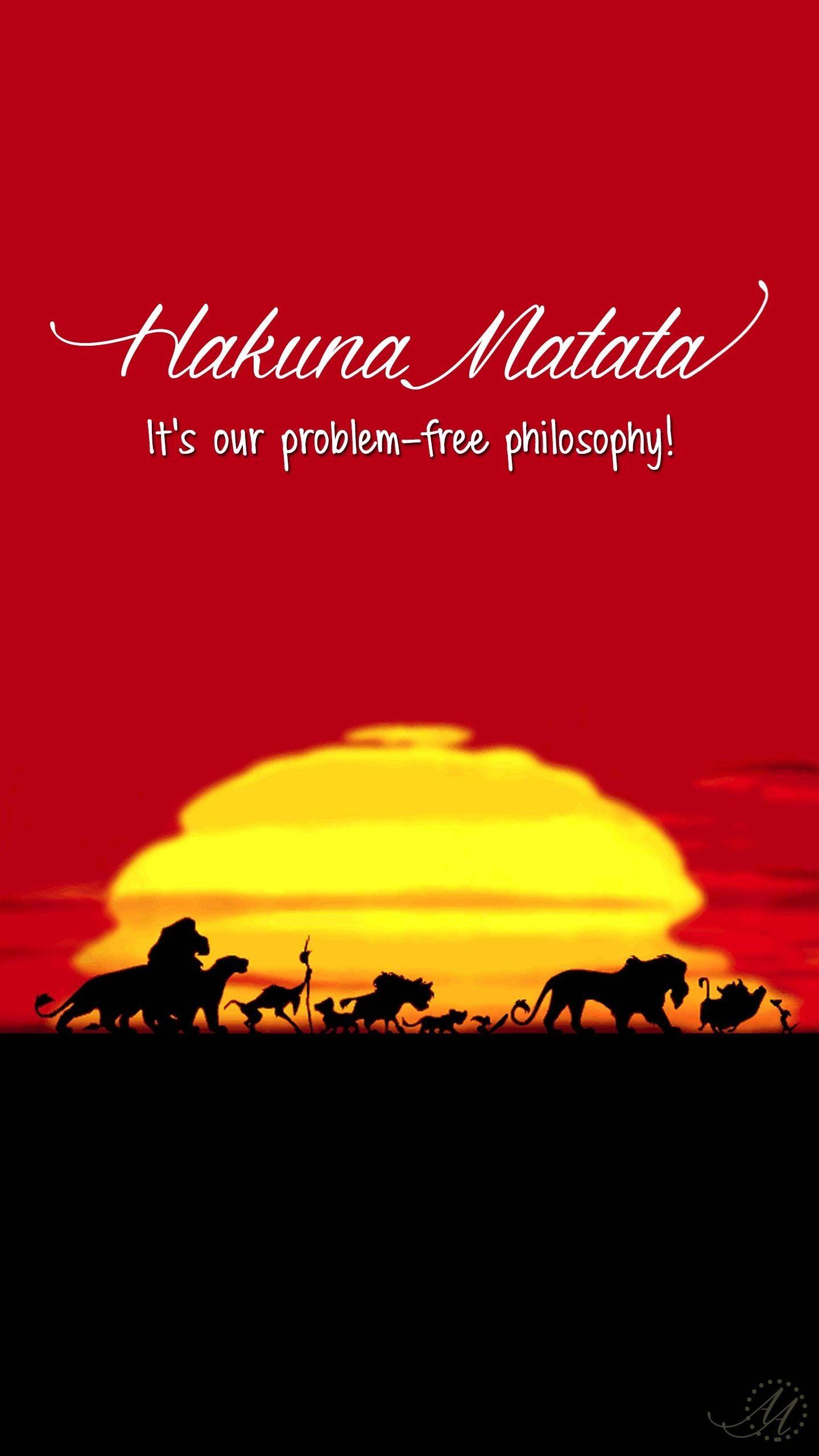 1440x2560 Lion King Hakuna Matata Wallpaper