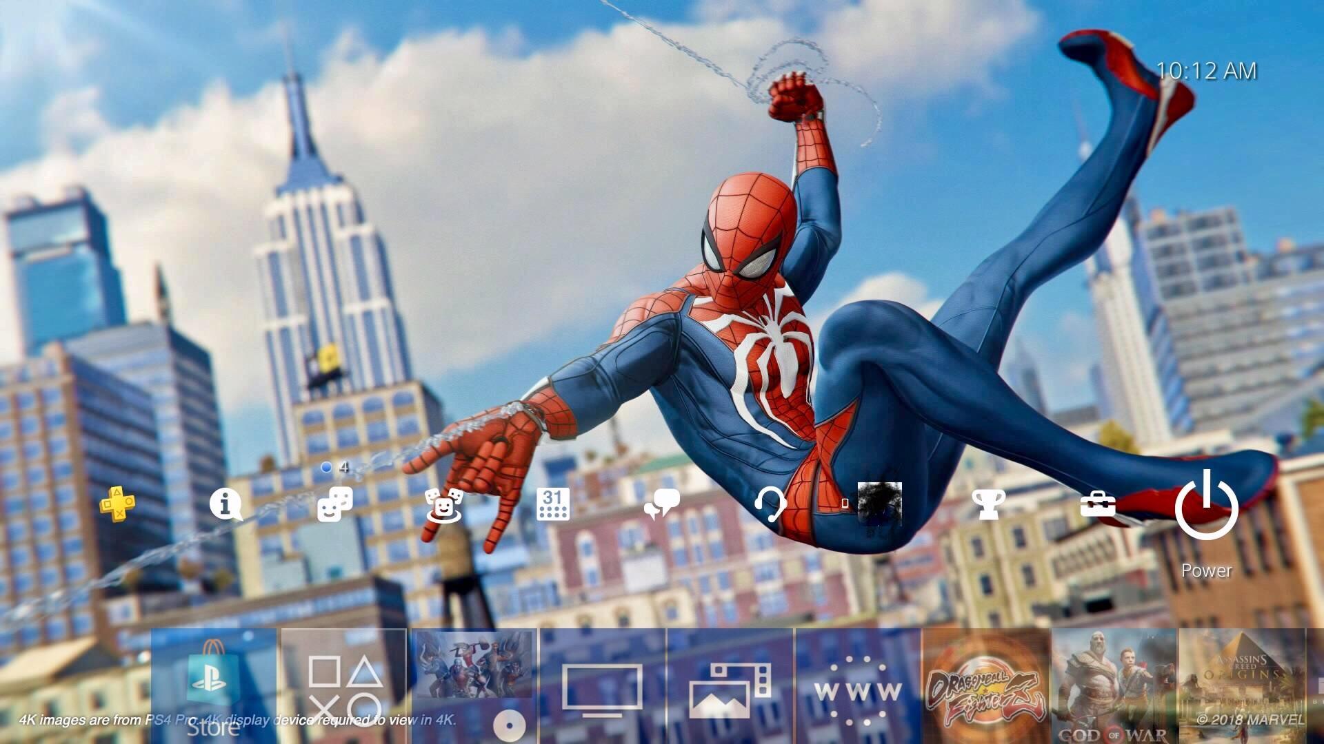 1920x1080 Hình nền PS4 mới của tôi: SpidermanPS4